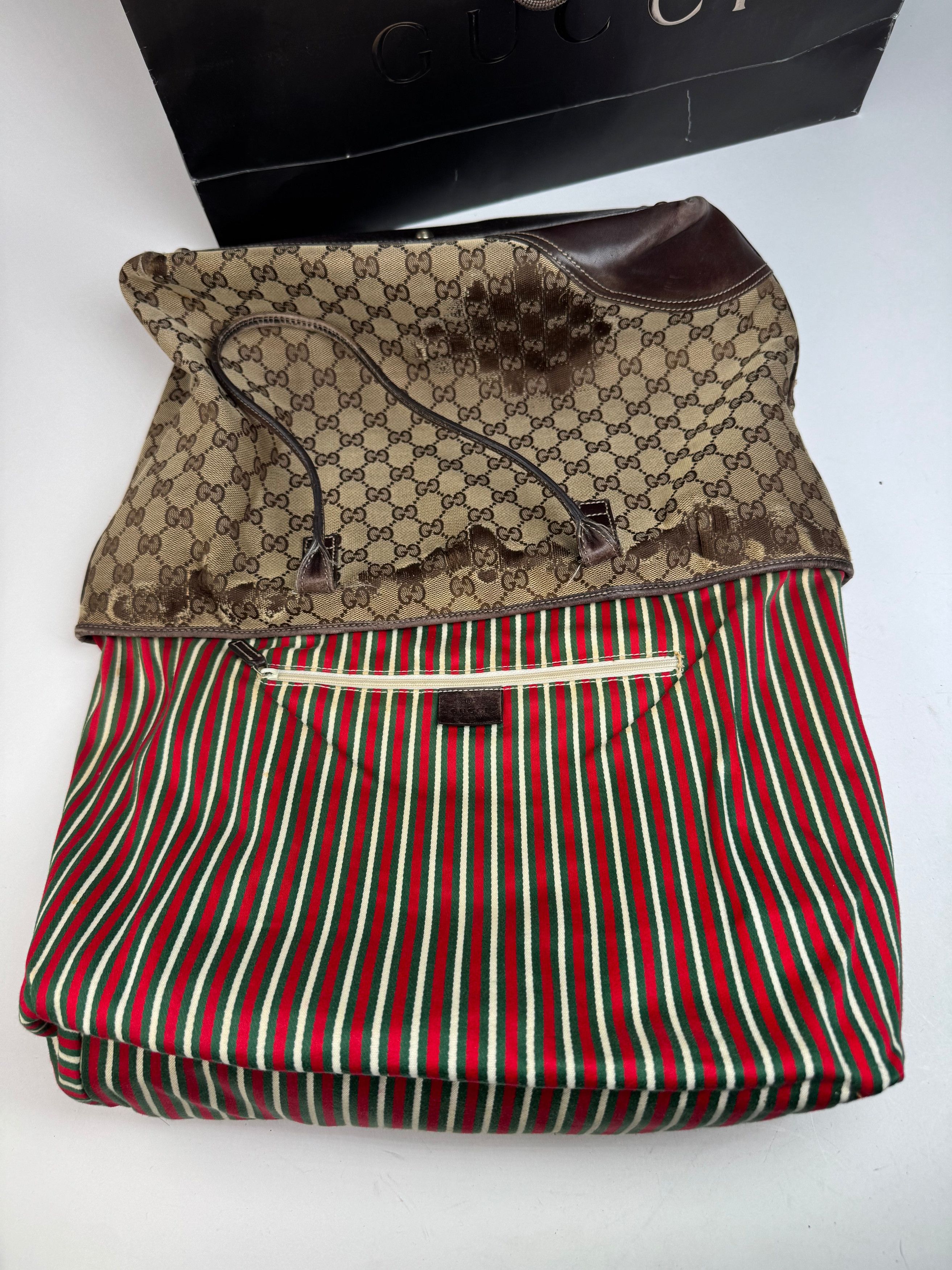 Gucci Vintage Monogram Tote Bag beige Brown Size ONE SIZE - 3 Thumbnail