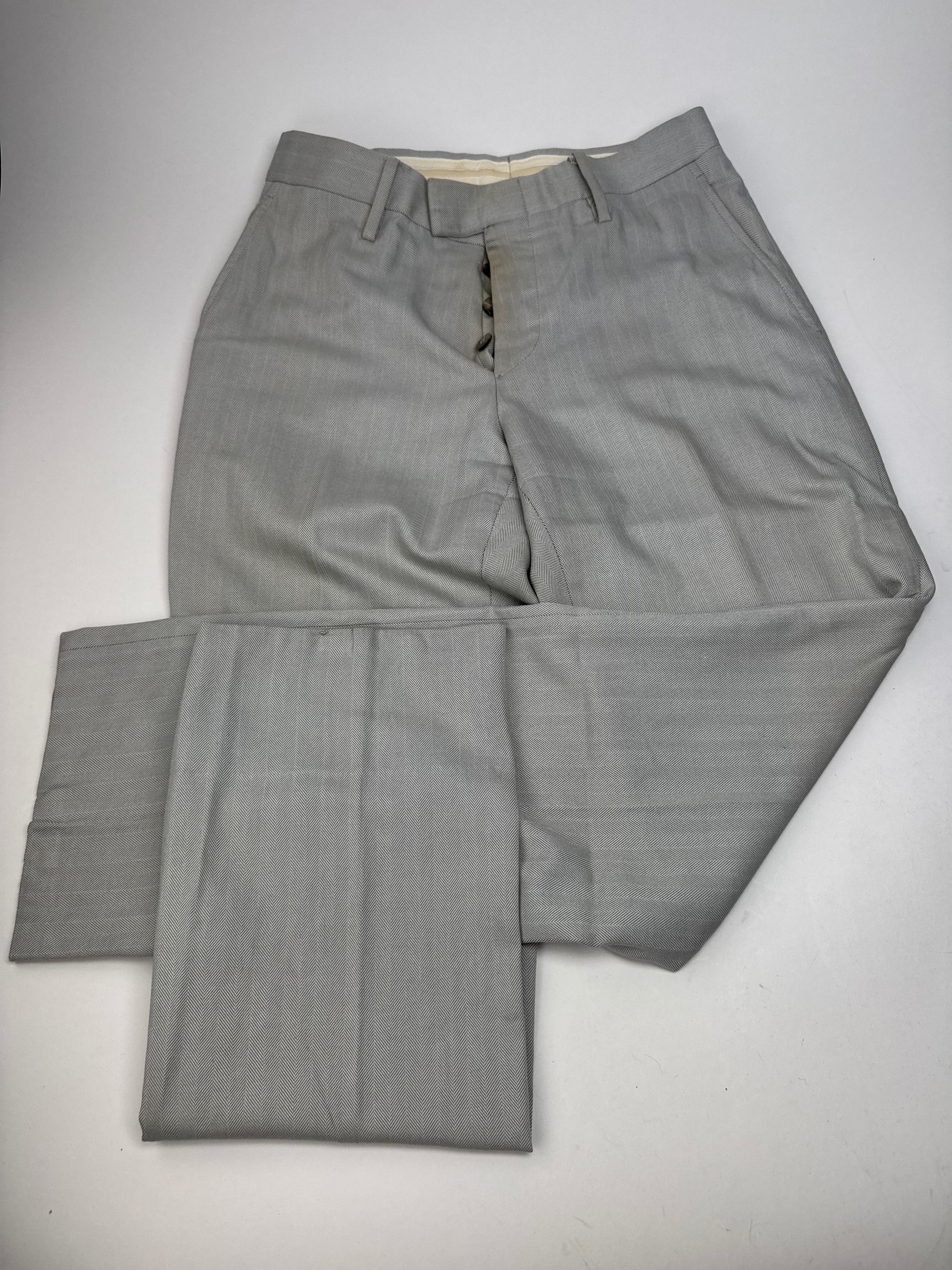 Gucci Vintage Men’s Suit Silver 46/S Size 36R - 3 Thumbnail