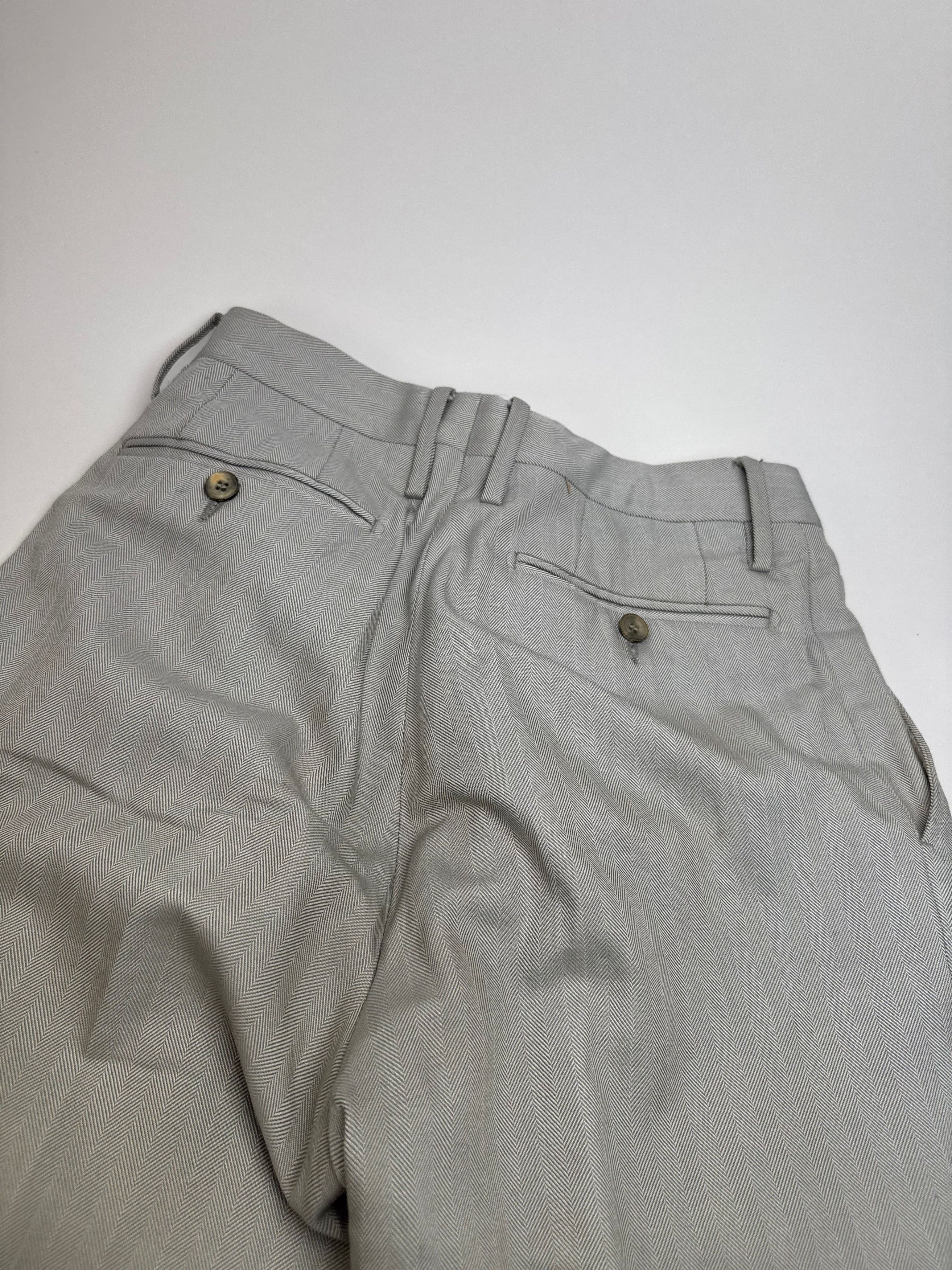 Gucci Vintage Men’s Suit Silver 46/S Size 36R - 8 Thumbnail