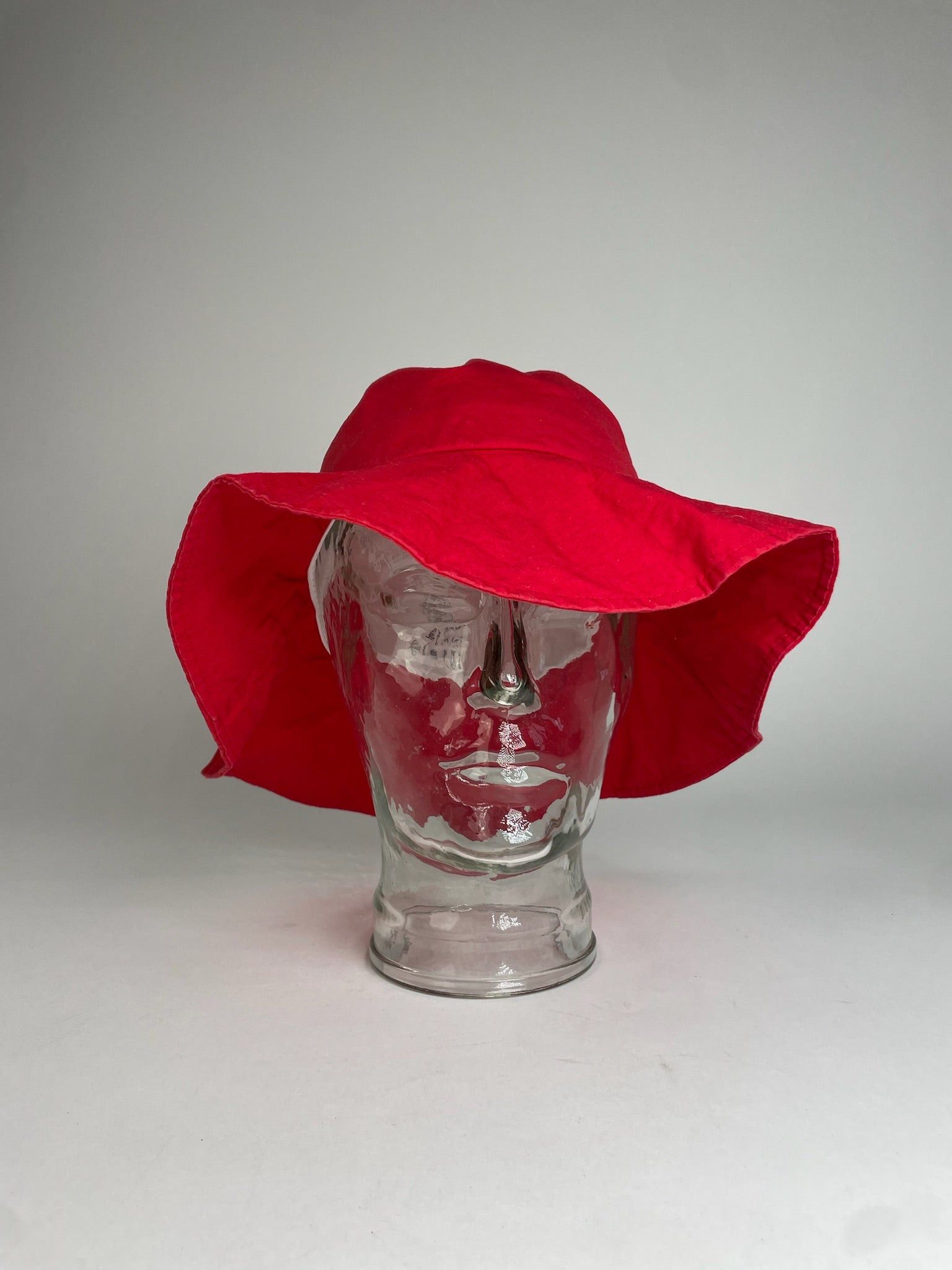 Celine Vintage Paris Sun Hat Red Size ONE SIZE - 2 Thumbnail