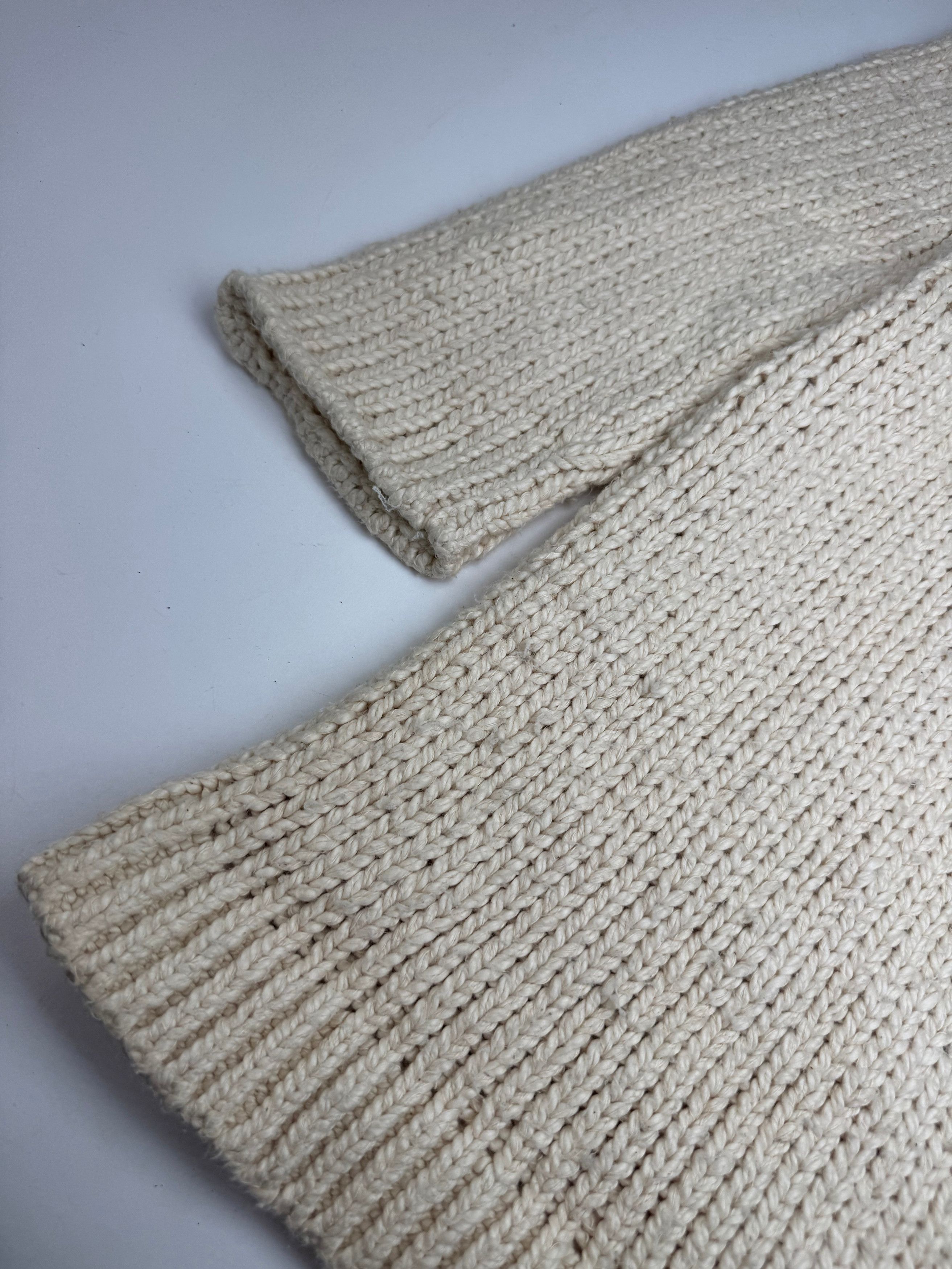 Balenciaga Vintage Short Turtleneck Sweater Beige M Size S / US 4 / IT 40 - 5 Thumbnail