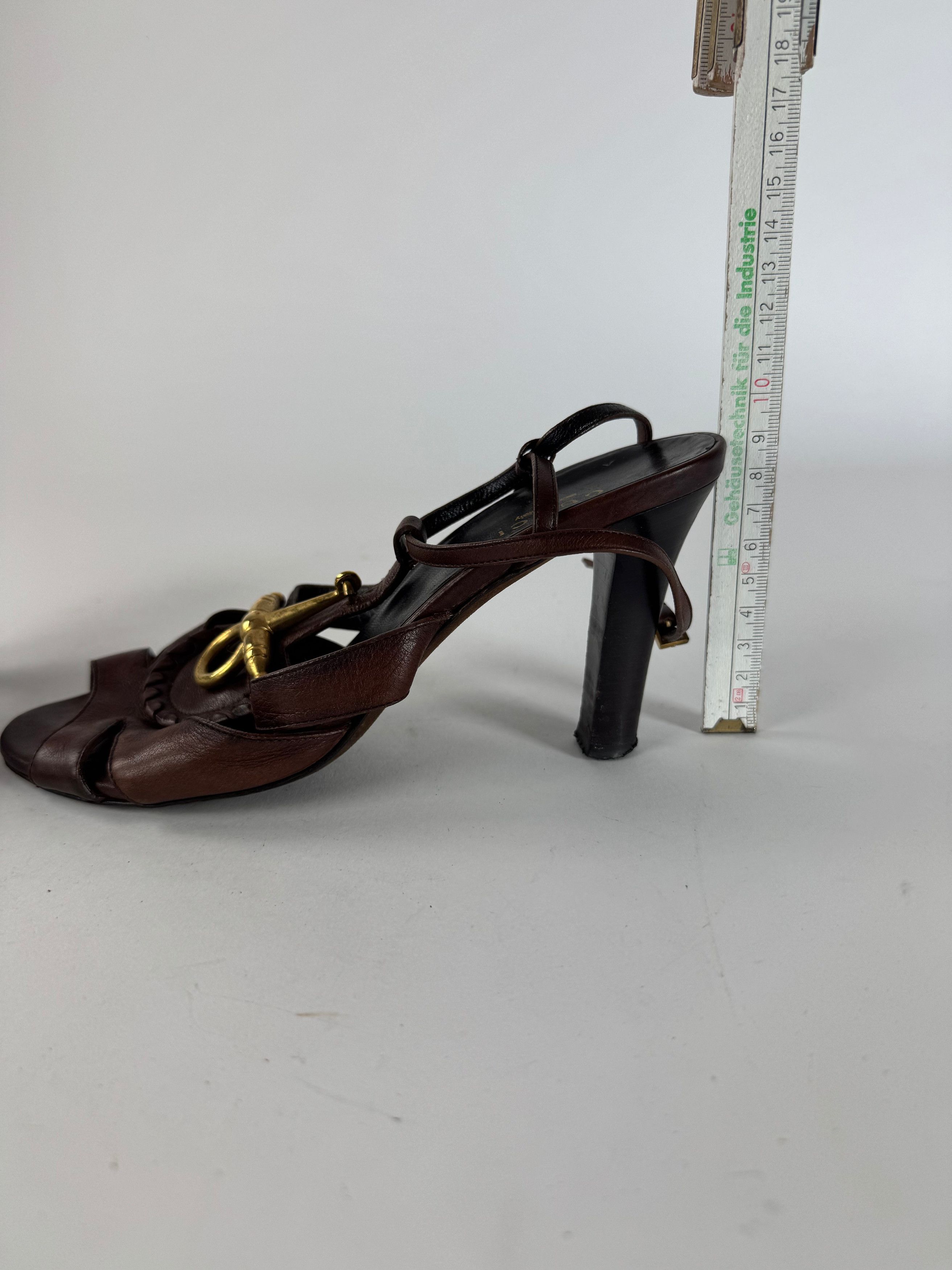 Gucci Vintage Horsebit Tom Ford Leather Pumps Brown EU36 Size US 5 / IT 35 - 7 Thumbnail