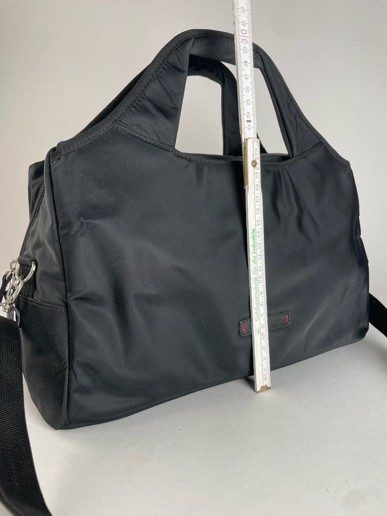 Yohji Yamamoto Vintage Y-Saccs 2Way Polyester Handbag Black Size ONE SIZE - 11 Thumbnail
