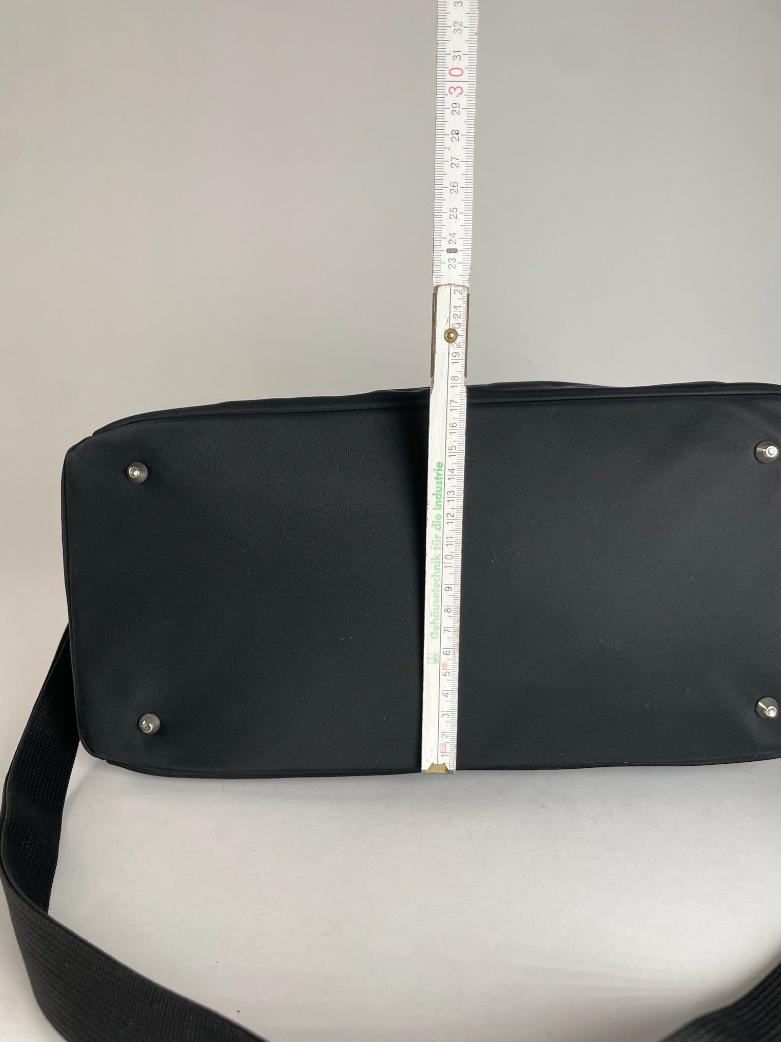 Yohji Yamamoto Vintage Y-Saccs 2Way Polyester Handbag Black Size ONE SIZE - 13 Thumbnail