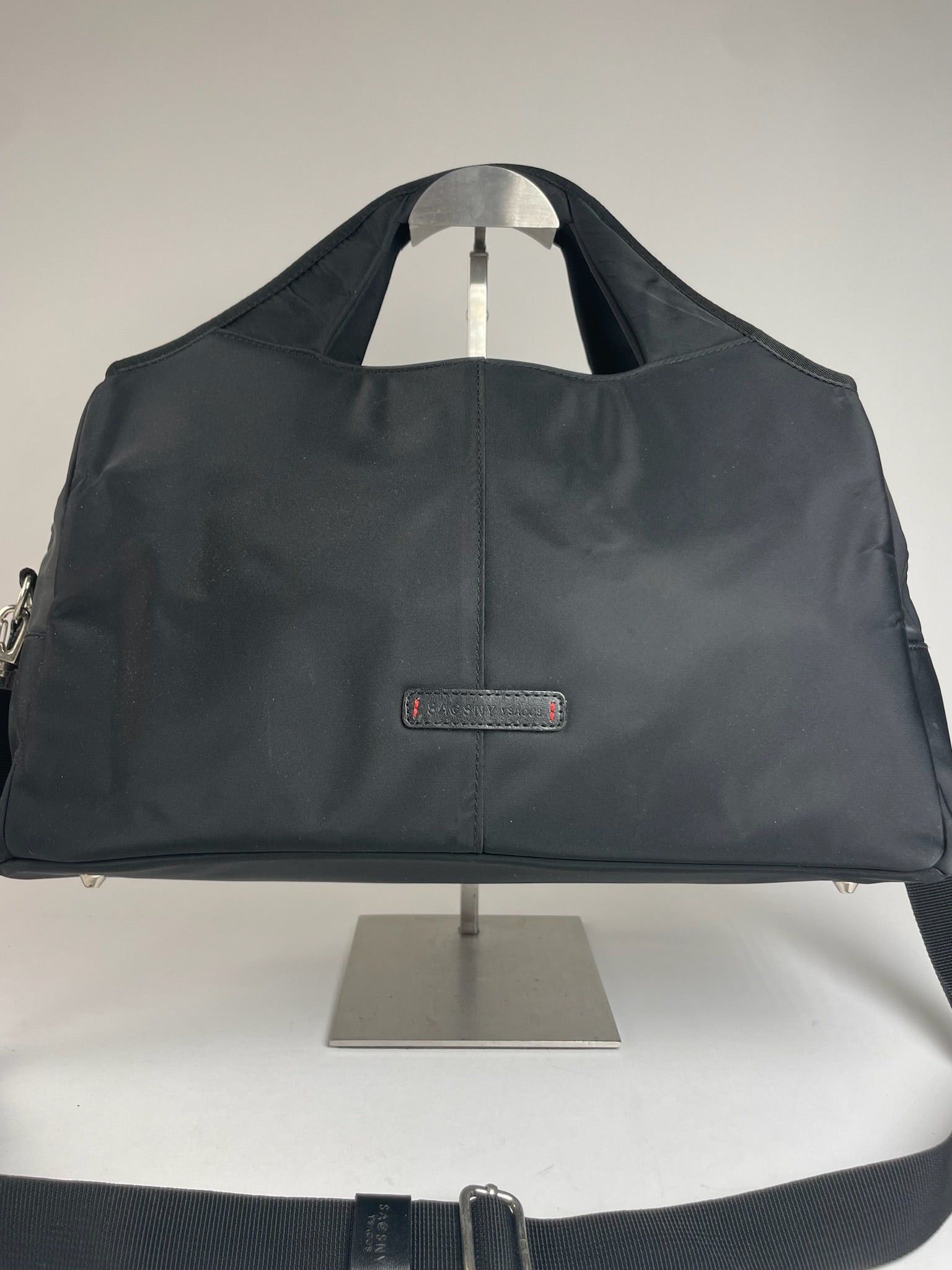 Yohji Yamamoto Vintage Y-Saccs 2Way Polyester Handbag Black Size ONE SIZE - 4 Thumbnail