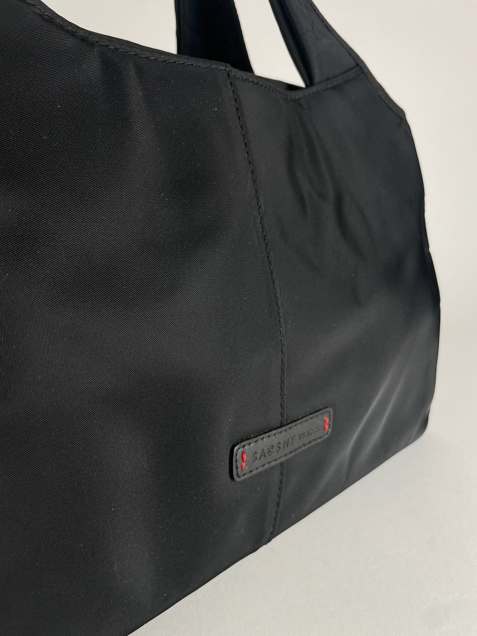 Yohji Yamamoto Vintage Y-Saccs 2Way Polyester Handbag Black Size ONE SIZE - 8 Thumbnail