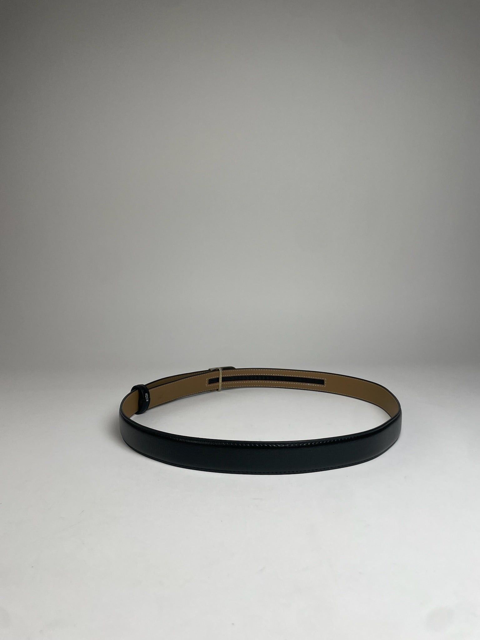 Givenchy Vintage Snake Emblossed Leather Belt Black Size ONE SIZE - 8 Thumbnail
