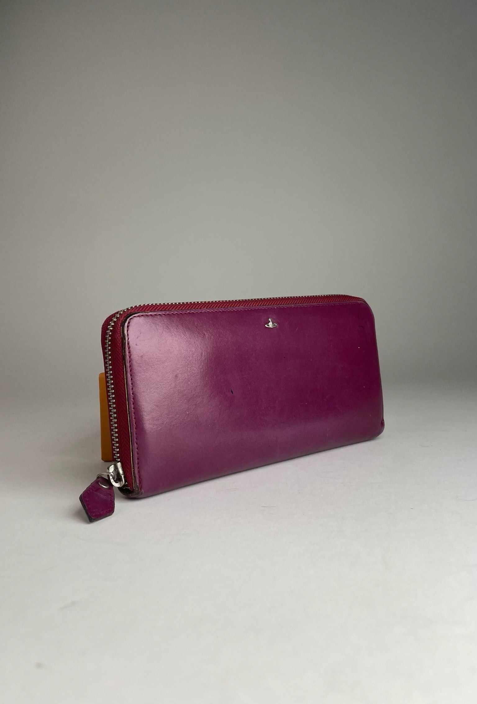 Vivienne Westwood Vintage Leather Wallet Purple Size ONE SIZE - 8 Thumbnail