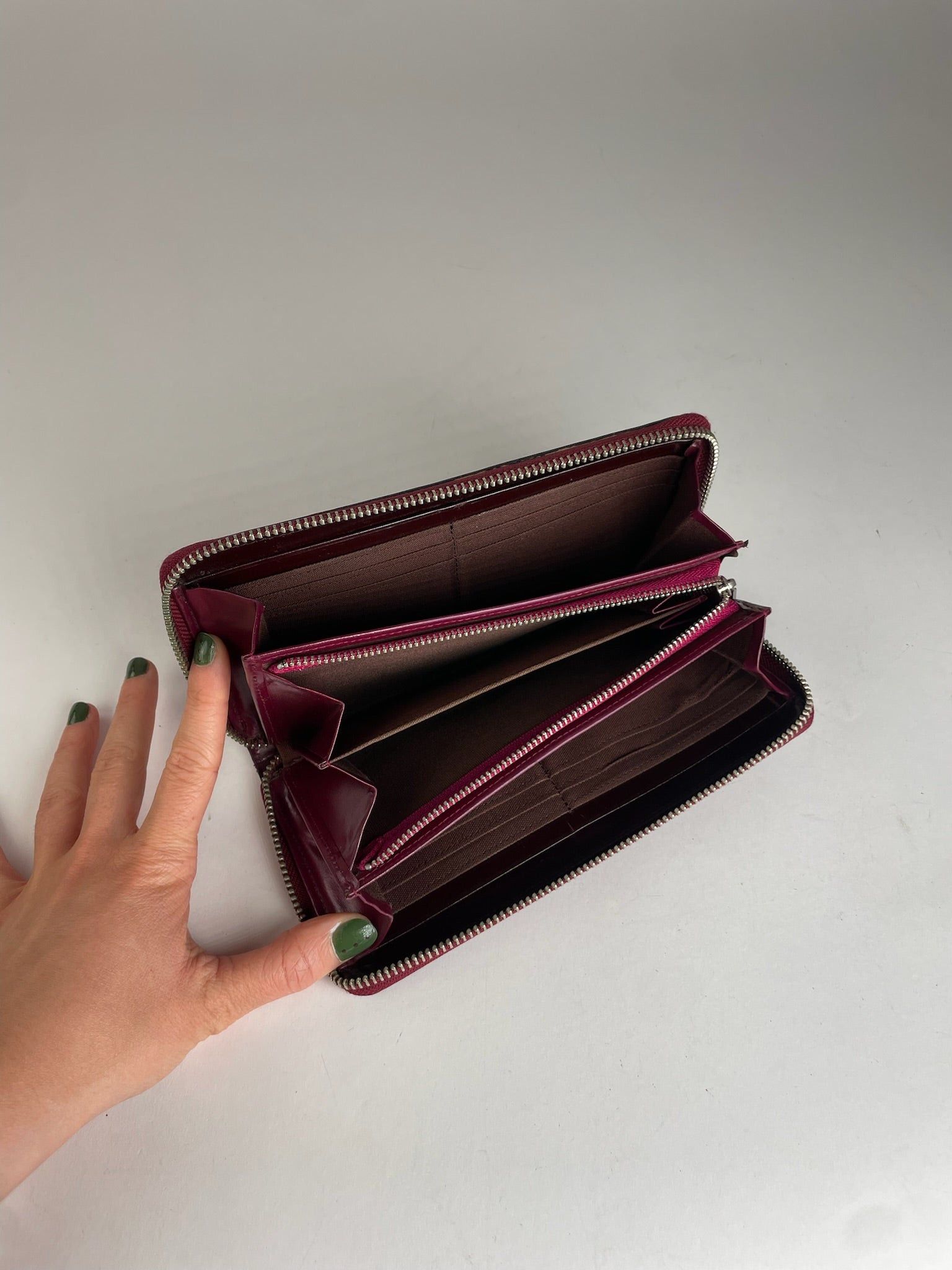 Vivienne Westwood Vintage Leather Wallet Purple Size ONE SIZE - 4 Thumbnail