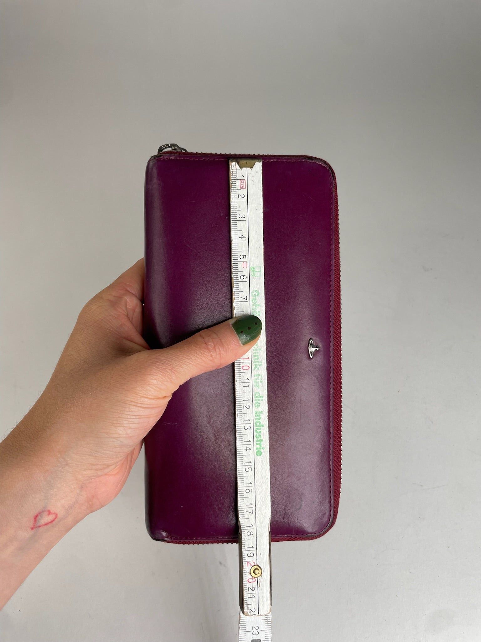 Vivienne Westwood Vintage Leather Wallet Purple Size ONE SIZE - 10 Thumbnail