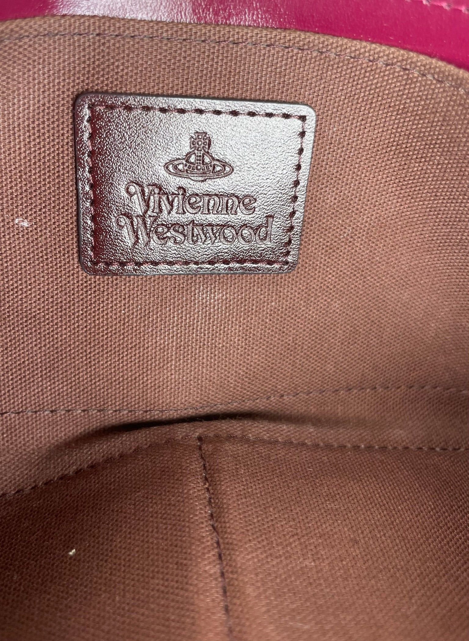 Vivienne Westwood Vintage Leather Wallet Purple Size ONE SIZE - 3 Thumbnail