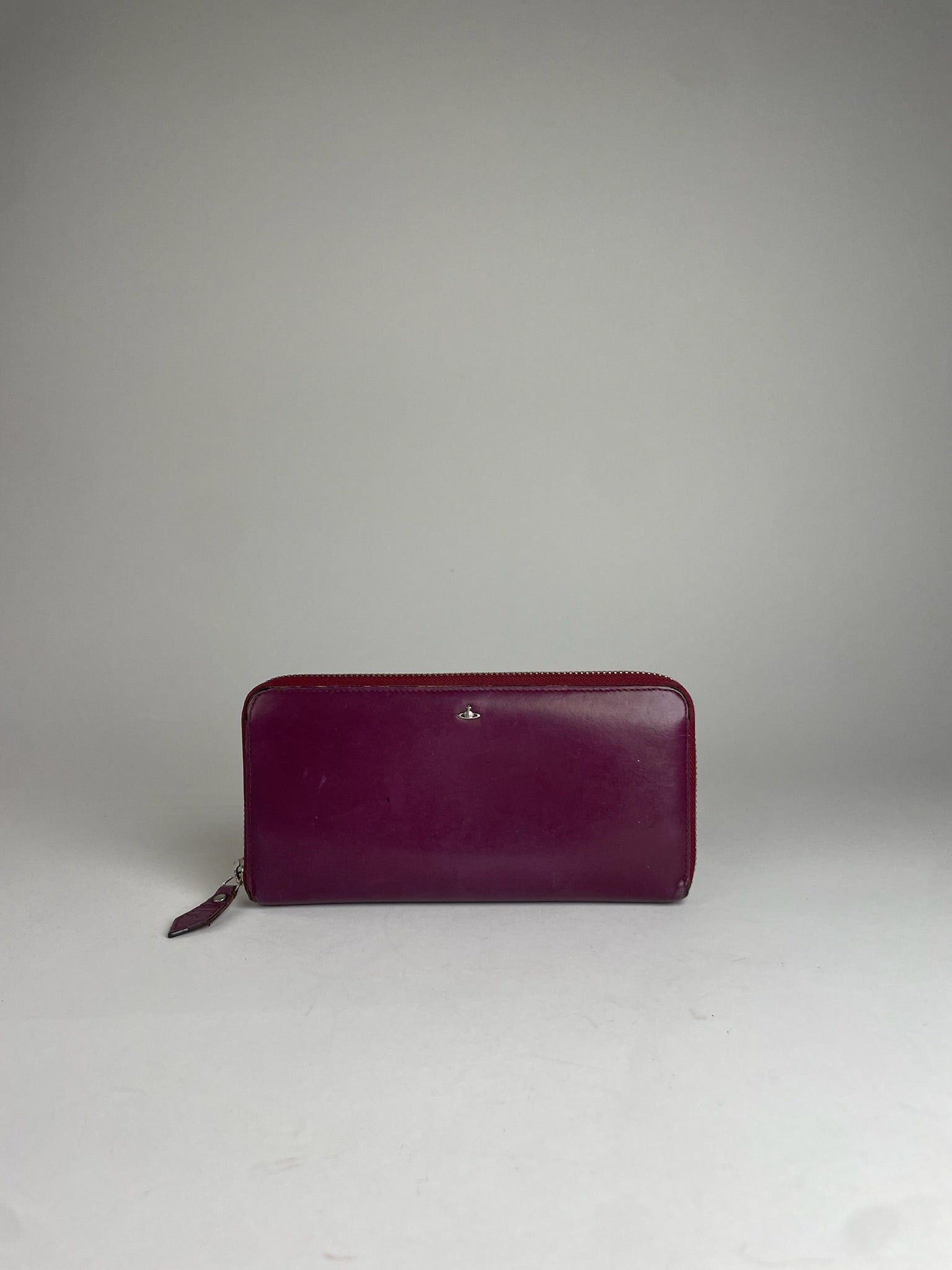 Vivienne Westwood Vintage Leather Wallet Purple Size ONE SIZE - 5 Thumbnail