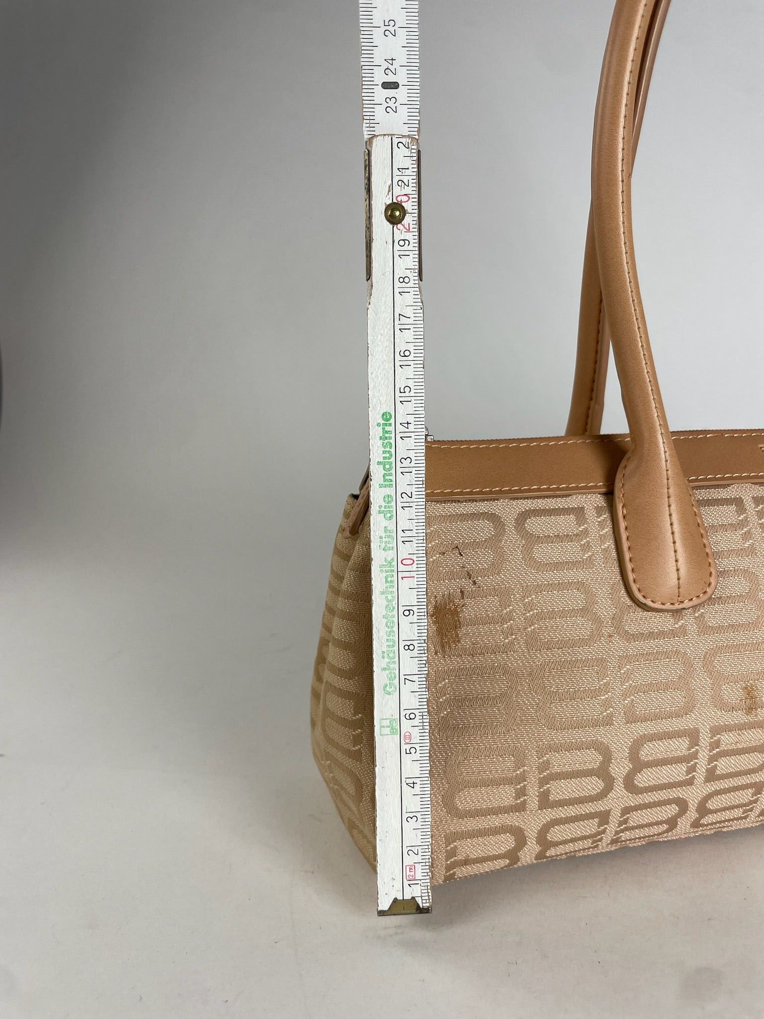 Balenciaga Vintage Monogram Handbag Beige Brown Size ONE SIZE - 11 Thumbnail