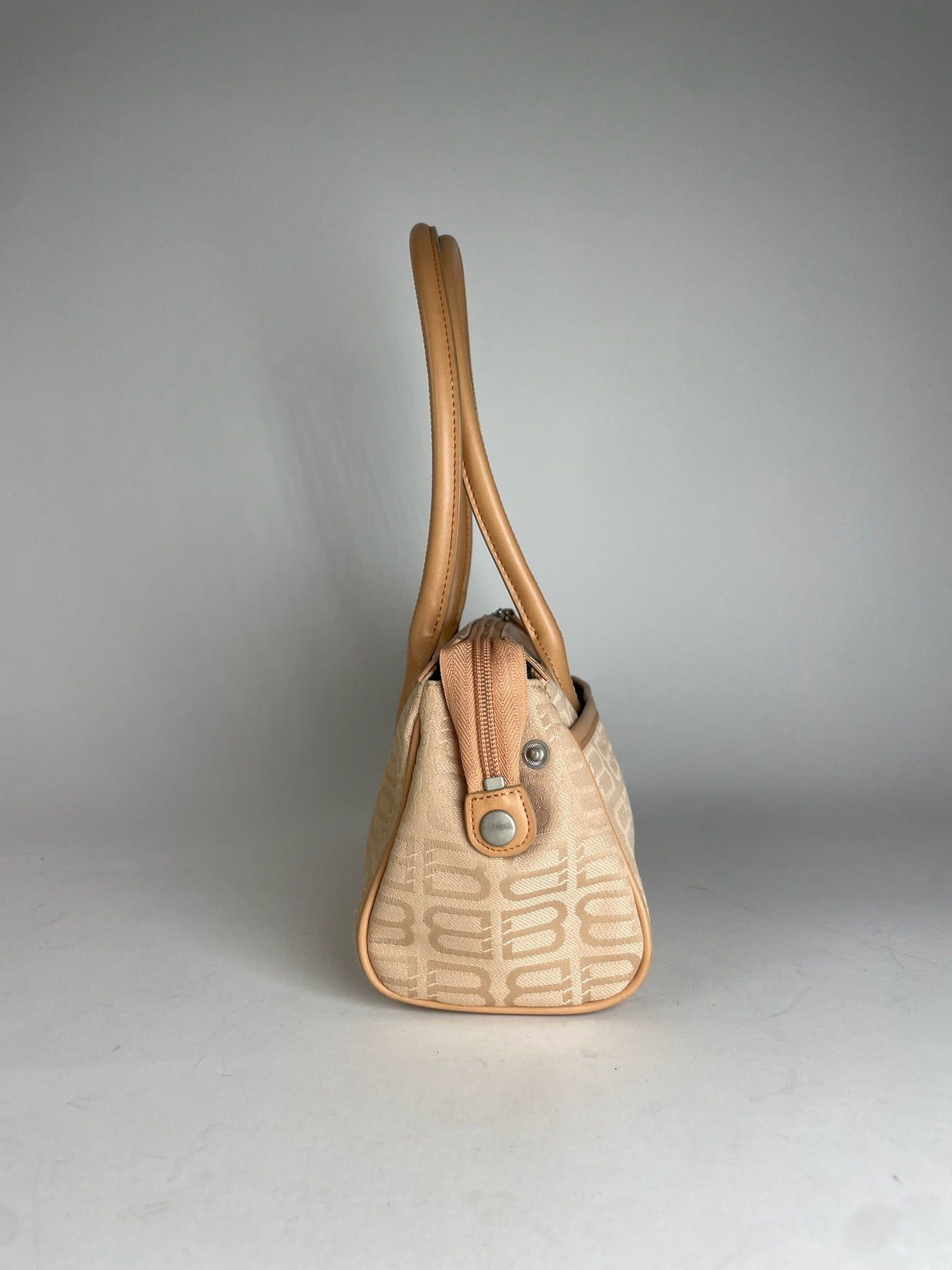 Balenciaga Vintage Monogram Handbag Beige Brown Size ONE SIZE - 10 Thumbnail