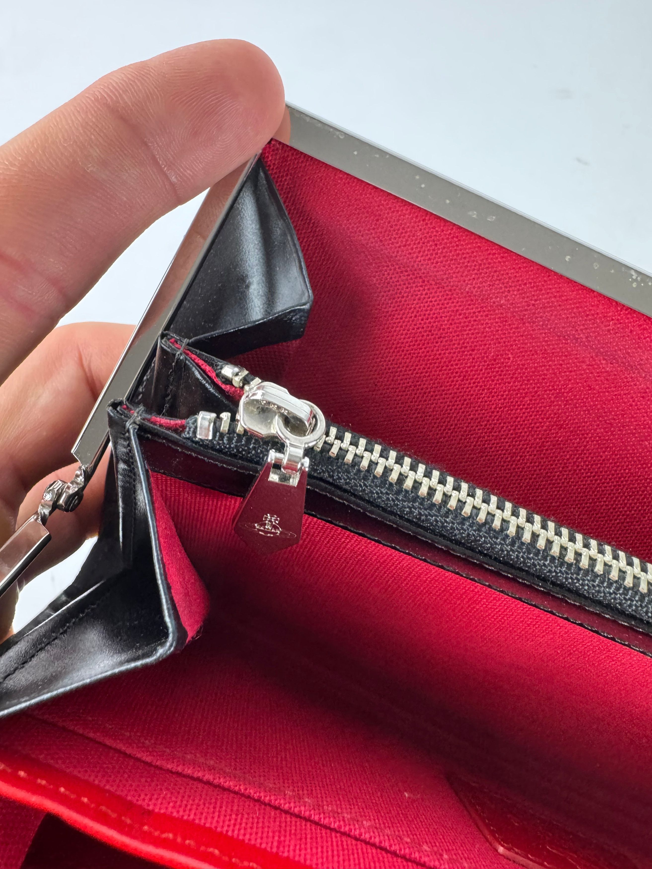 Vivienne Westwood Vintage Leather Wallet Black Size ONE SIZE - 5 Thumbnail