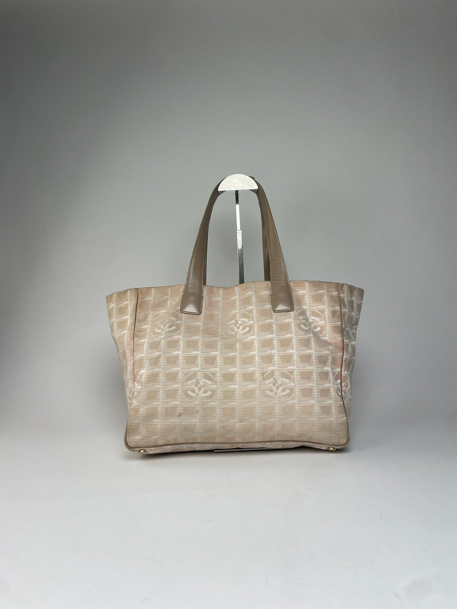 Chanel Vintage Tote Bag Beige Size ONE SIZE - 12 Thumbnail