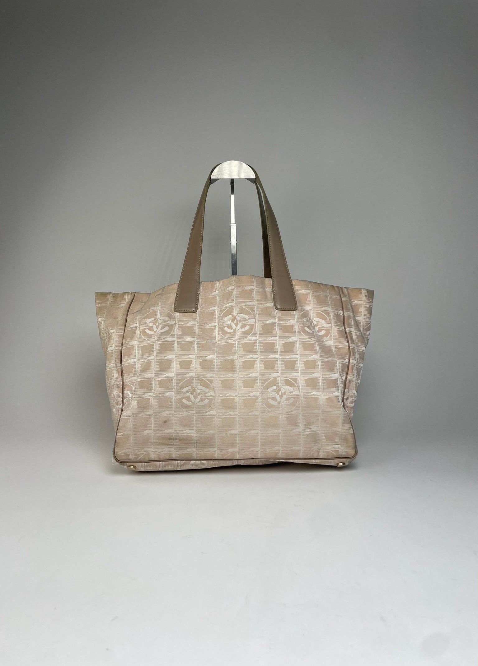 Chanel Vintage Tote Bag Beige Size ONE SIZE - 10 Thumbnail