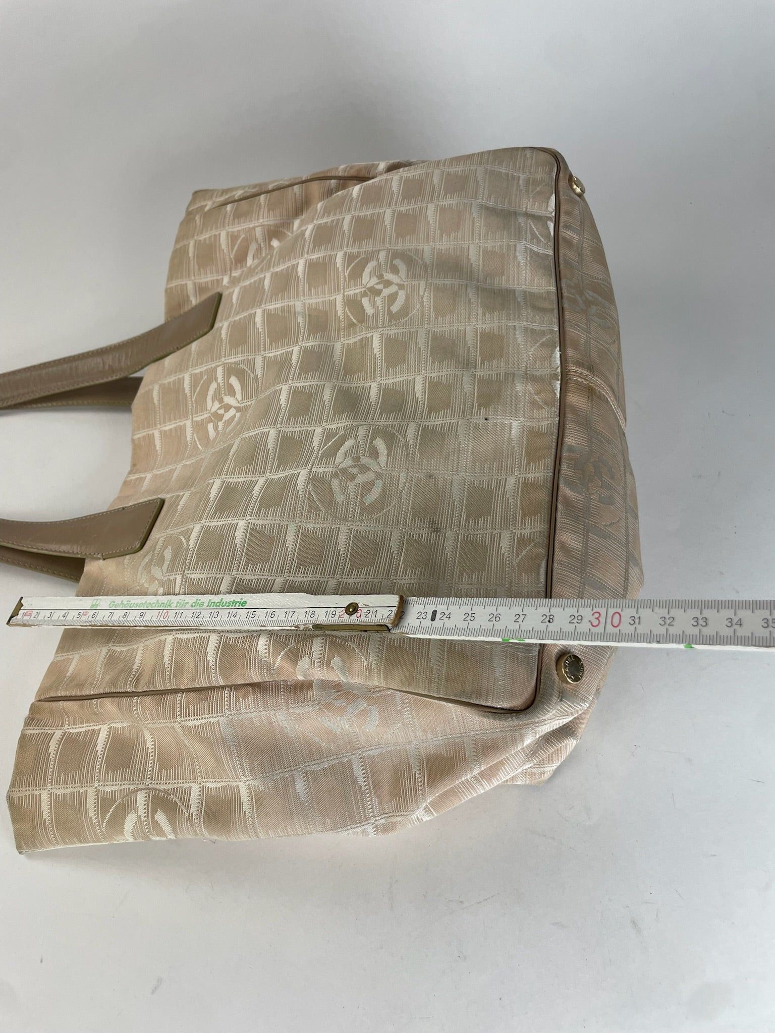 Chanel Vintage Tote Bag Beige Size ONE SIZE - 14 Thumbnail