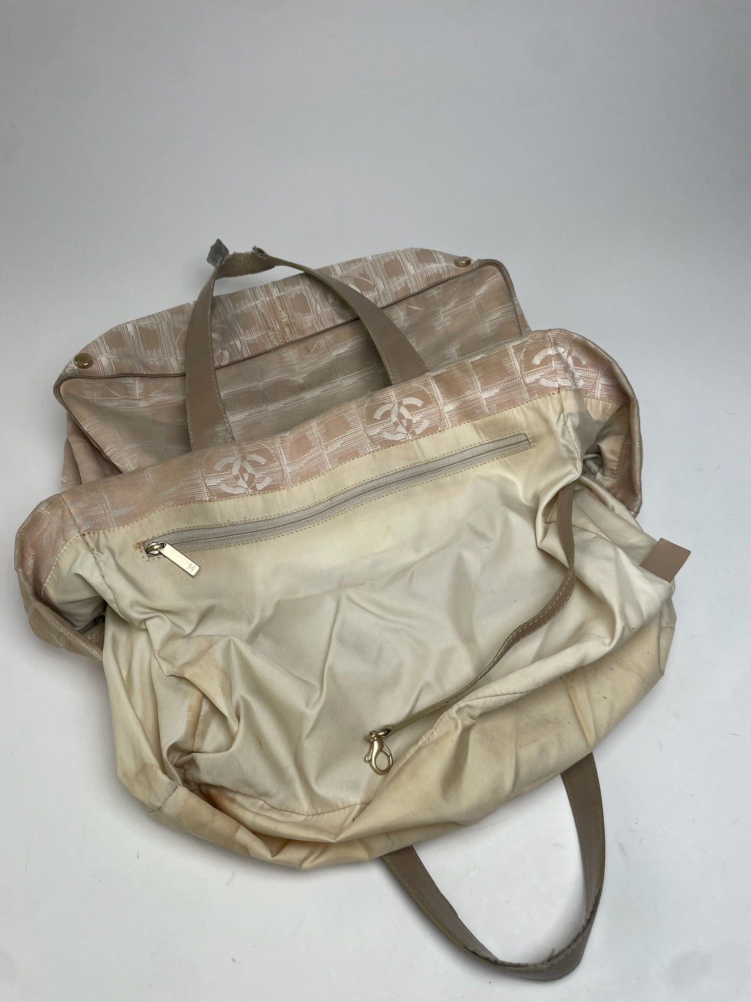Chanel Vintage Tote Bag Beige Size ONE SIZE - 15 Thumbnail