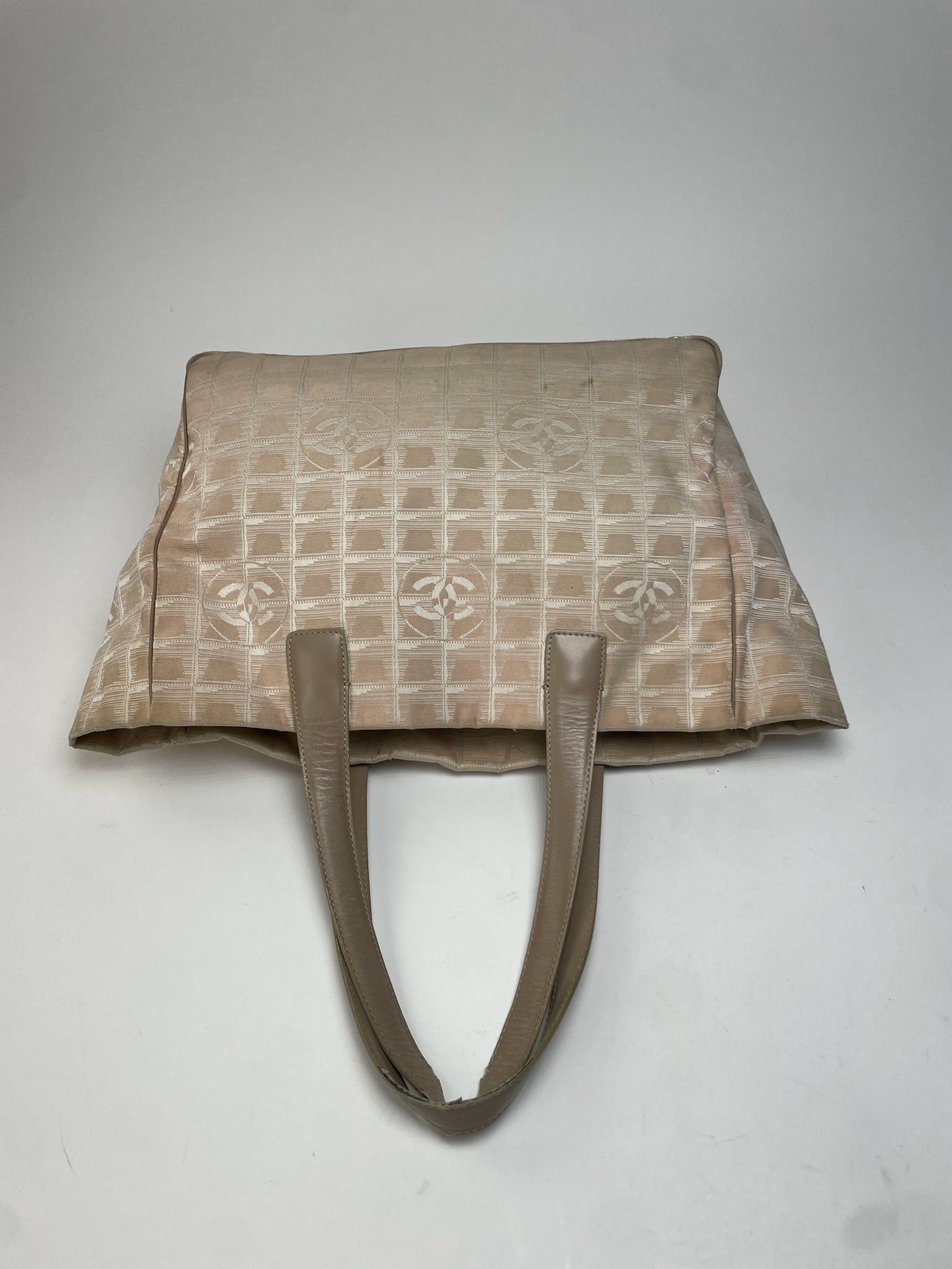 Chanel Vintage Tote Bag Beige Size ONE SIZE - 6 Thumbnail