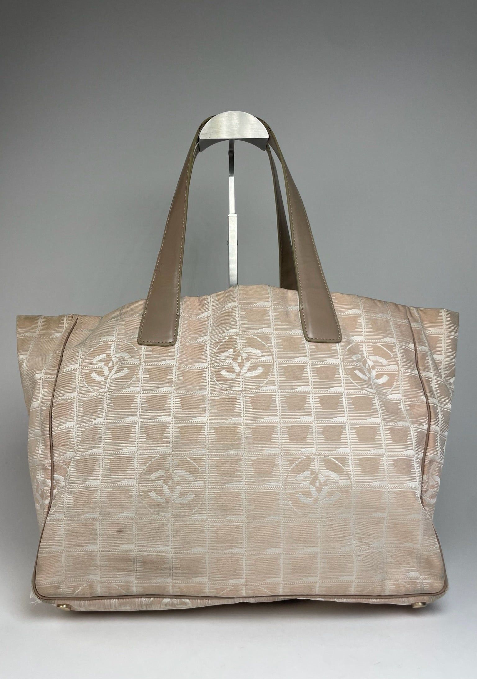 Chanel Vintage Tote Bag Beige Size ONE SIZE - 7 Thumbnail