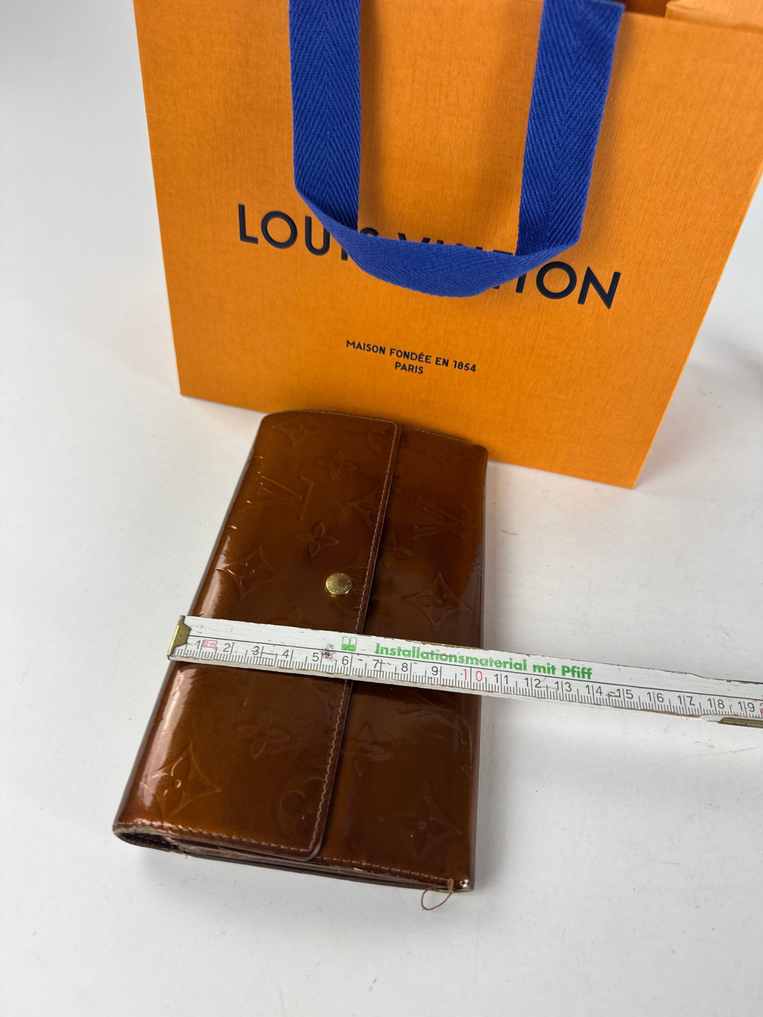 Louis Vuitton Vintage Vernis Leather Wallet Brown Size ONE SIZE - 5 Thumbnail
