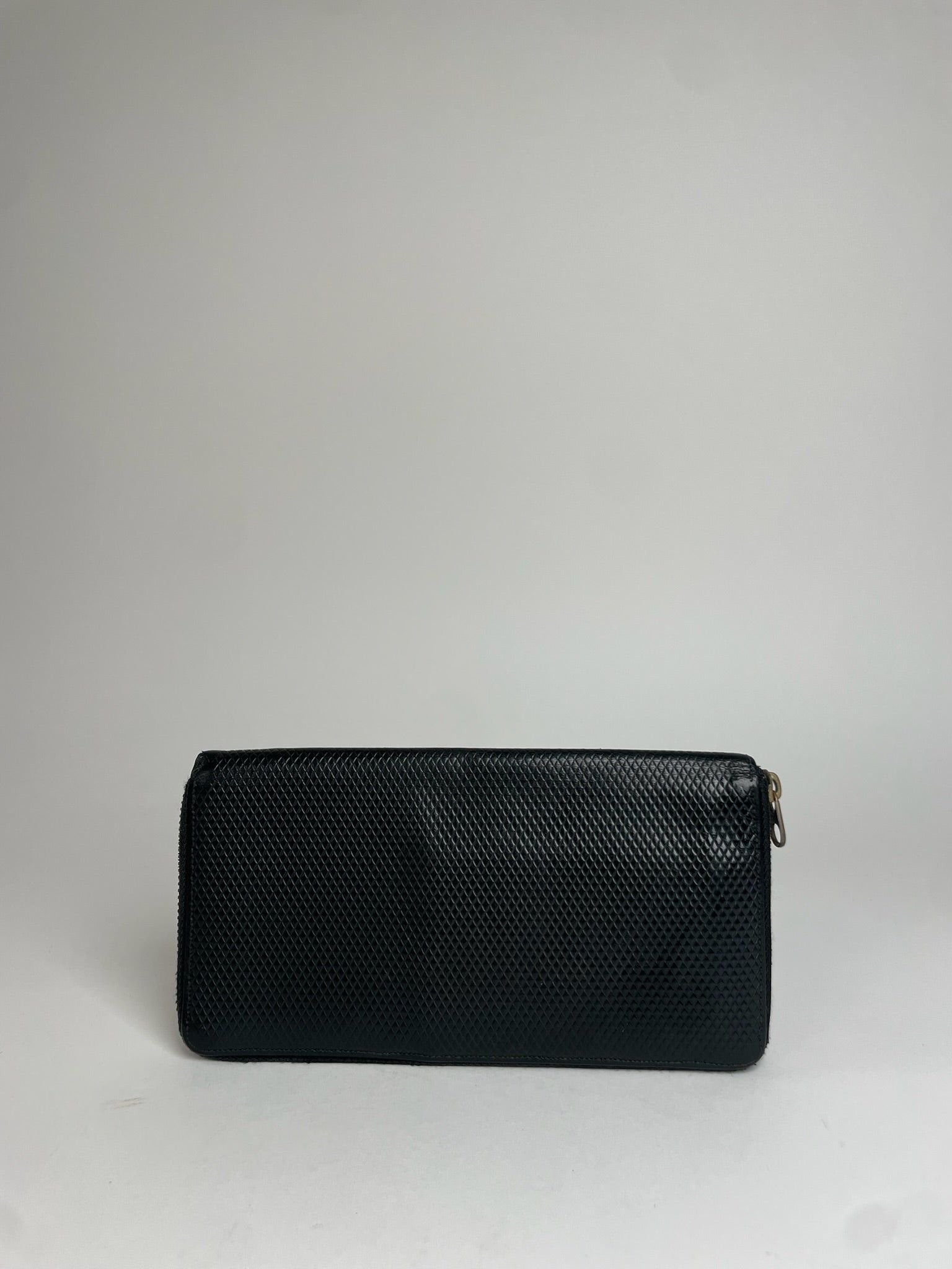 Comme des Garcons Vintage Celine Paris Snake Emblossed Leather Wallet Black Size ONE SIZE - 6 Thumbnail