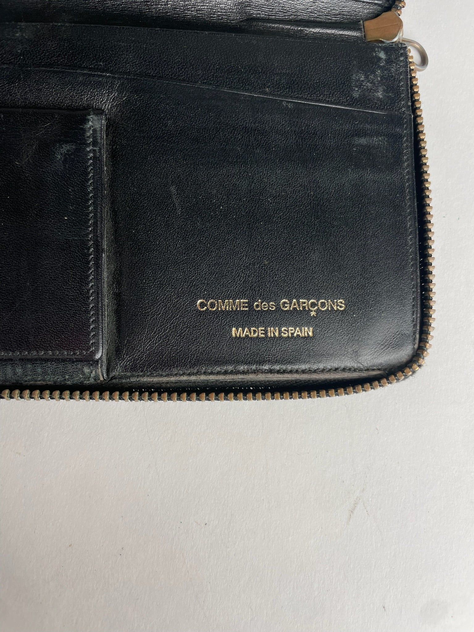 Comme des Garcons Vintage Celine Paris Snake Emblossed Leather Wallet Black Size ONE SIZE - 4 Thumbnail