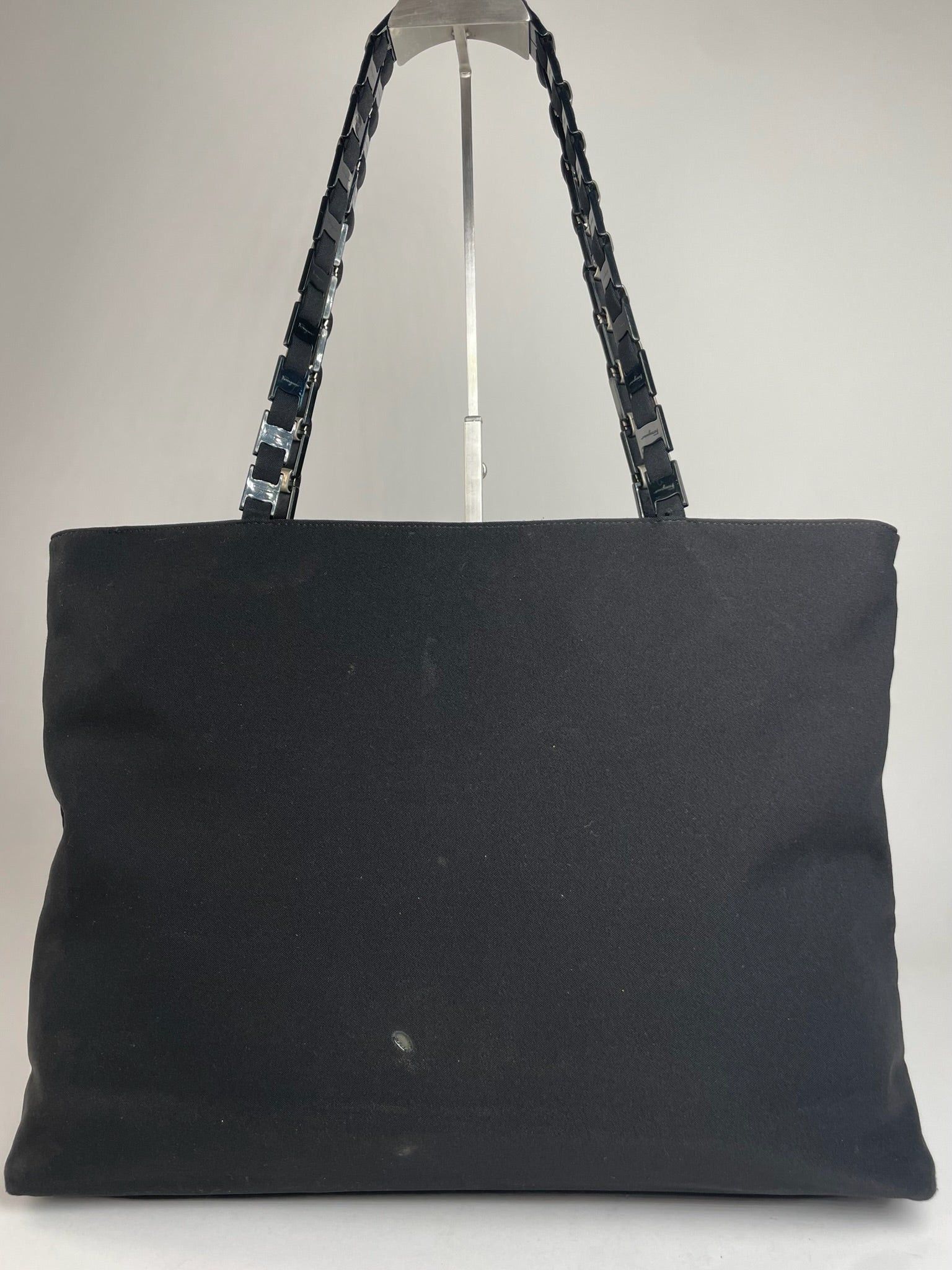 Salvatore Ferragamo Vintage Tote Bag Black Size ONE SIZE - 10 Thumbnail