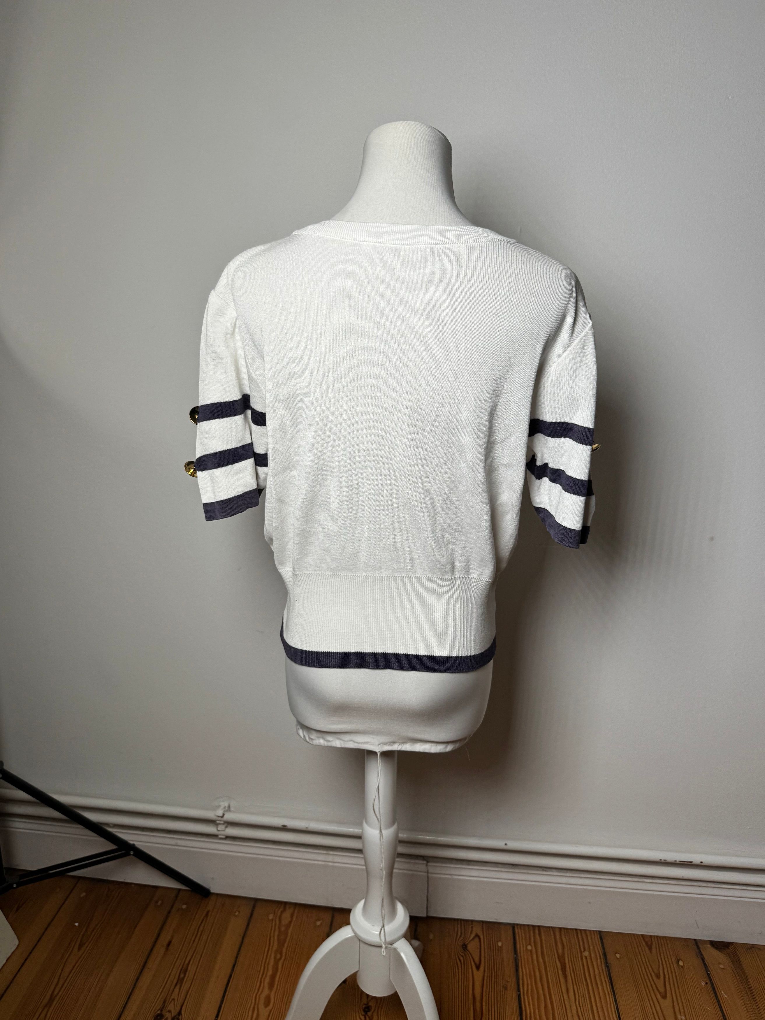 Givenchy Vintage Striped Shirt M / L black white Size S / US 4 / IT 40 - 9 Thumbnail