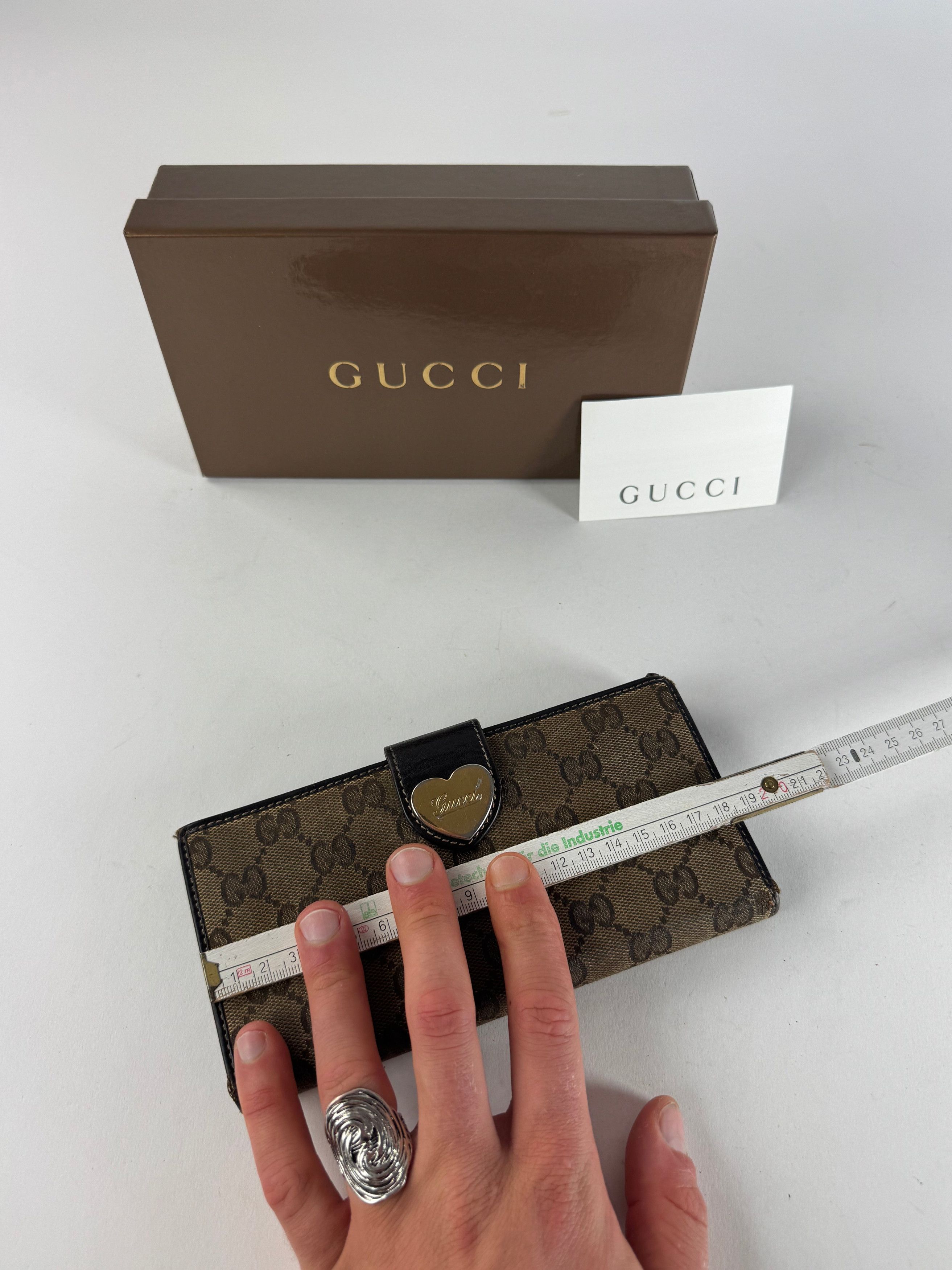 Gucci Vintage Monogram Wallet Brown Size ONE SIZE - 11 Thumbnail