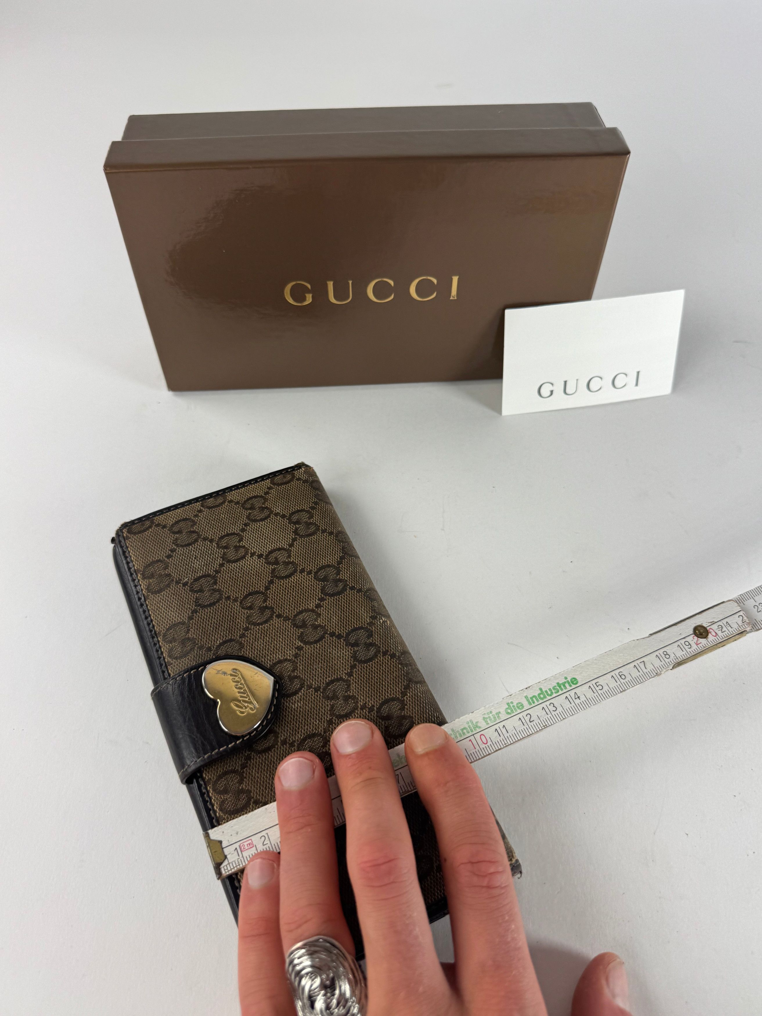 Gucci Vintage Monogram Wallet Brown Size ONE SIZE - 12 Thumbnail