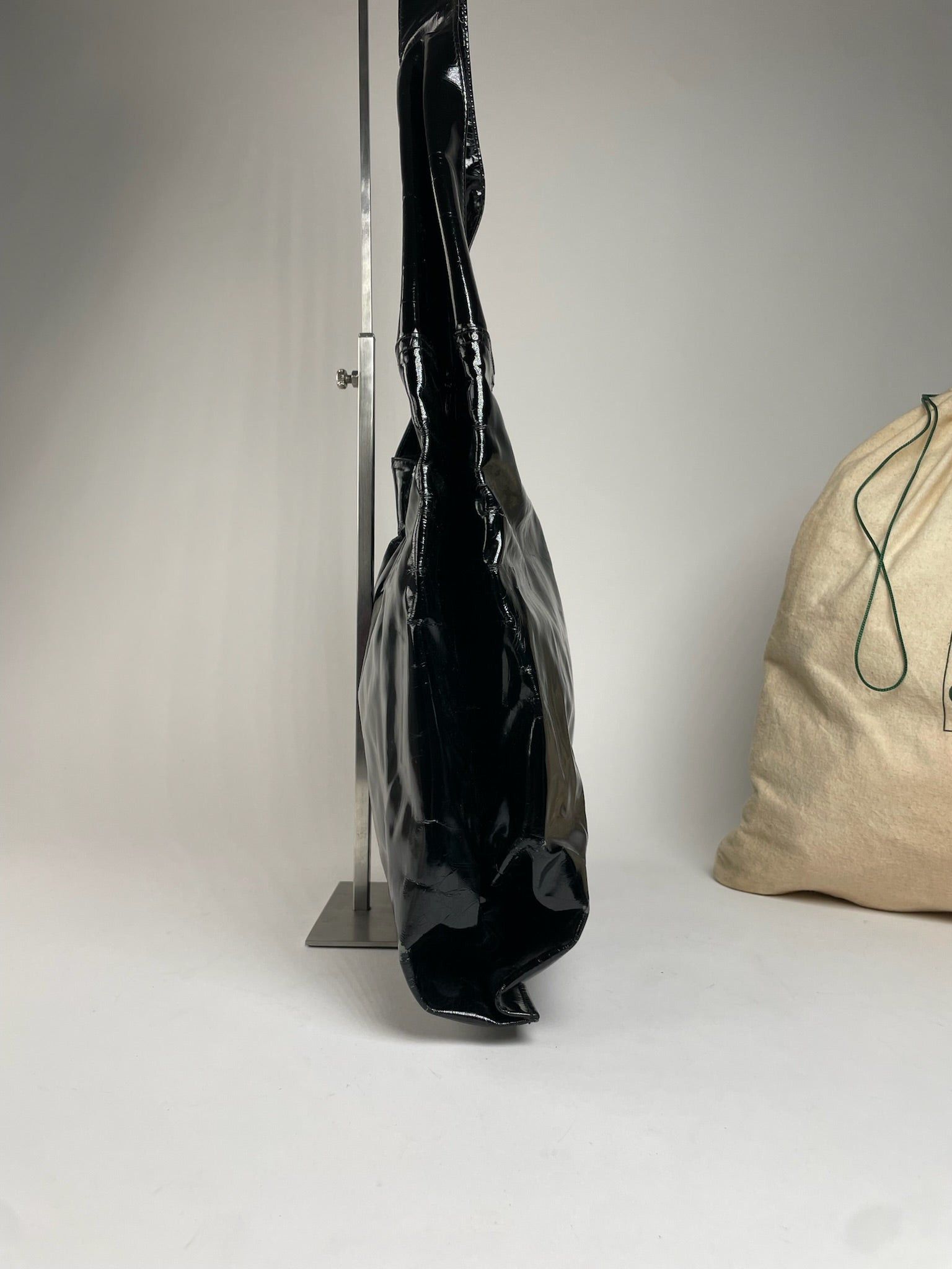 Gucci Vintage Patent Leather Handbag Black Size ONE SIZE - 10 Thumbnail