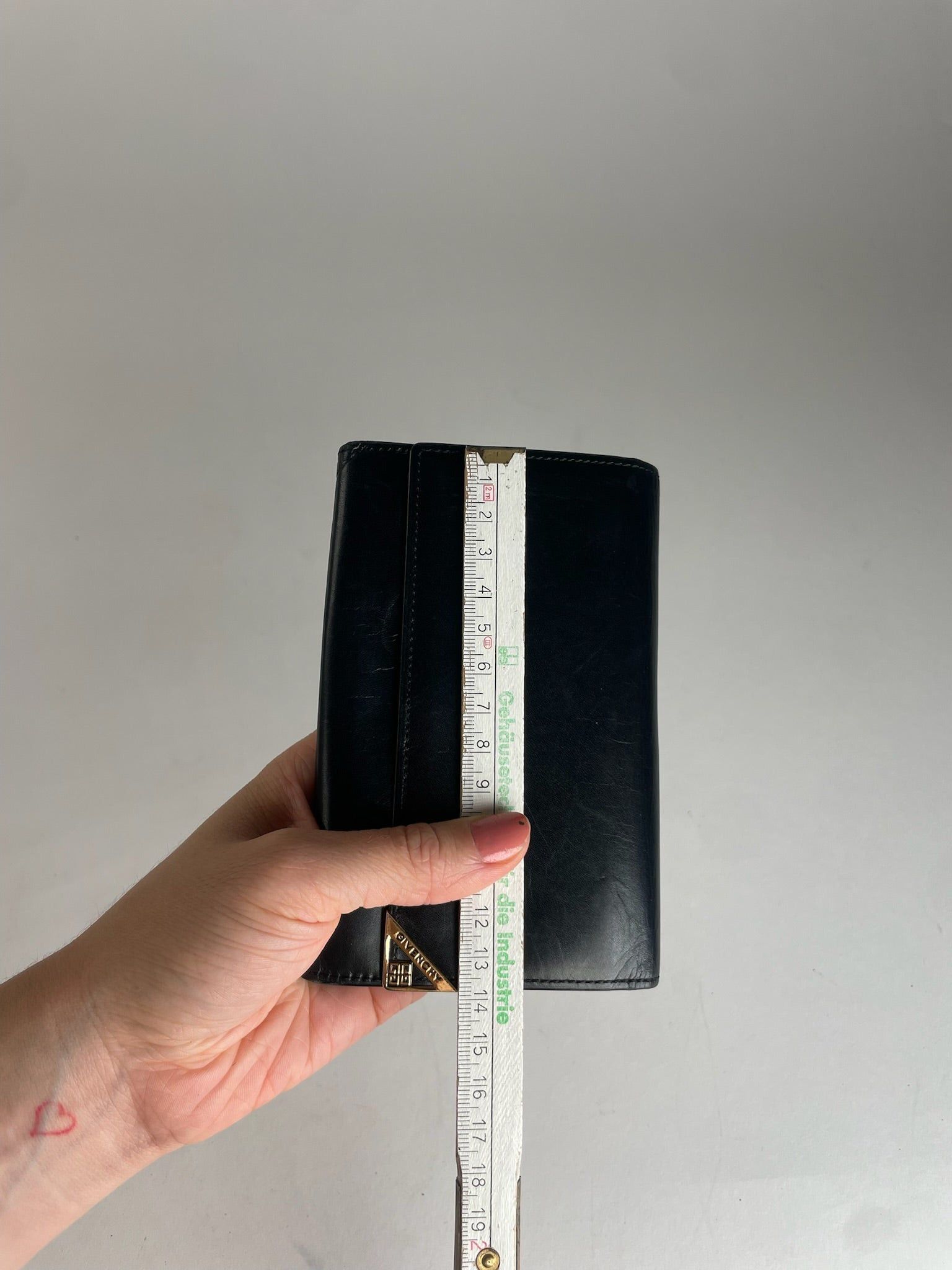 Givenchy Vintage Leather Wallet Black Size ONE SIZE - 9 Thumbnail