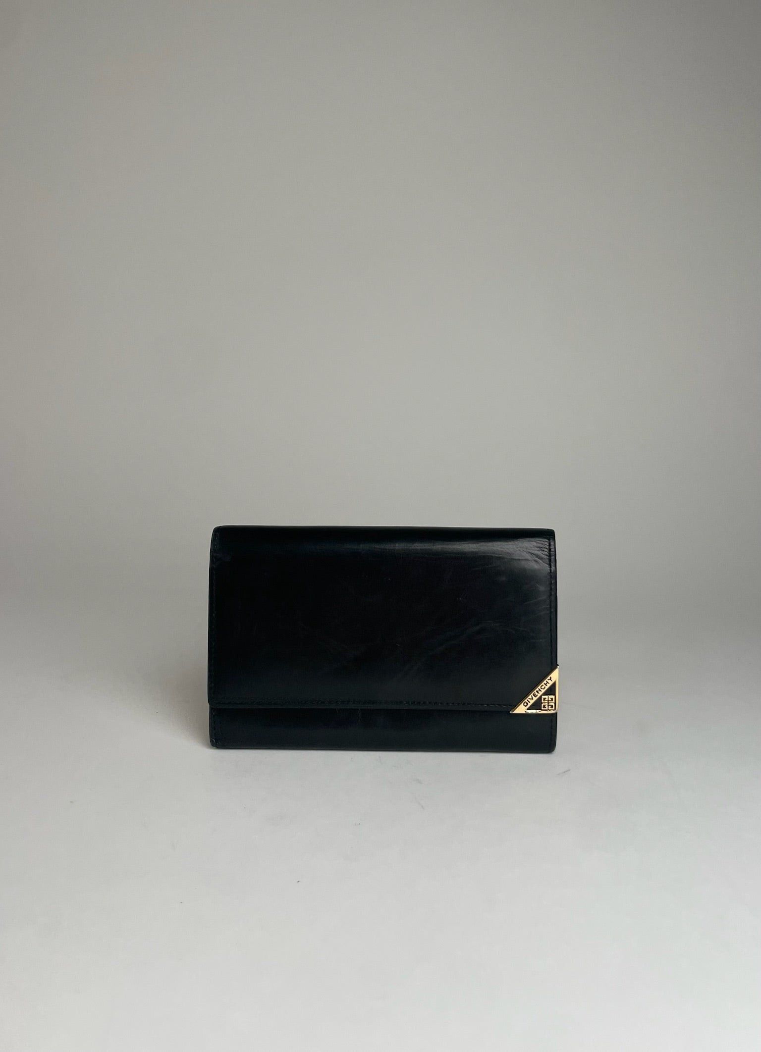 Givenchy Vintage Leather Wallet Black Size ONE SIZE - 6 Thumbnail