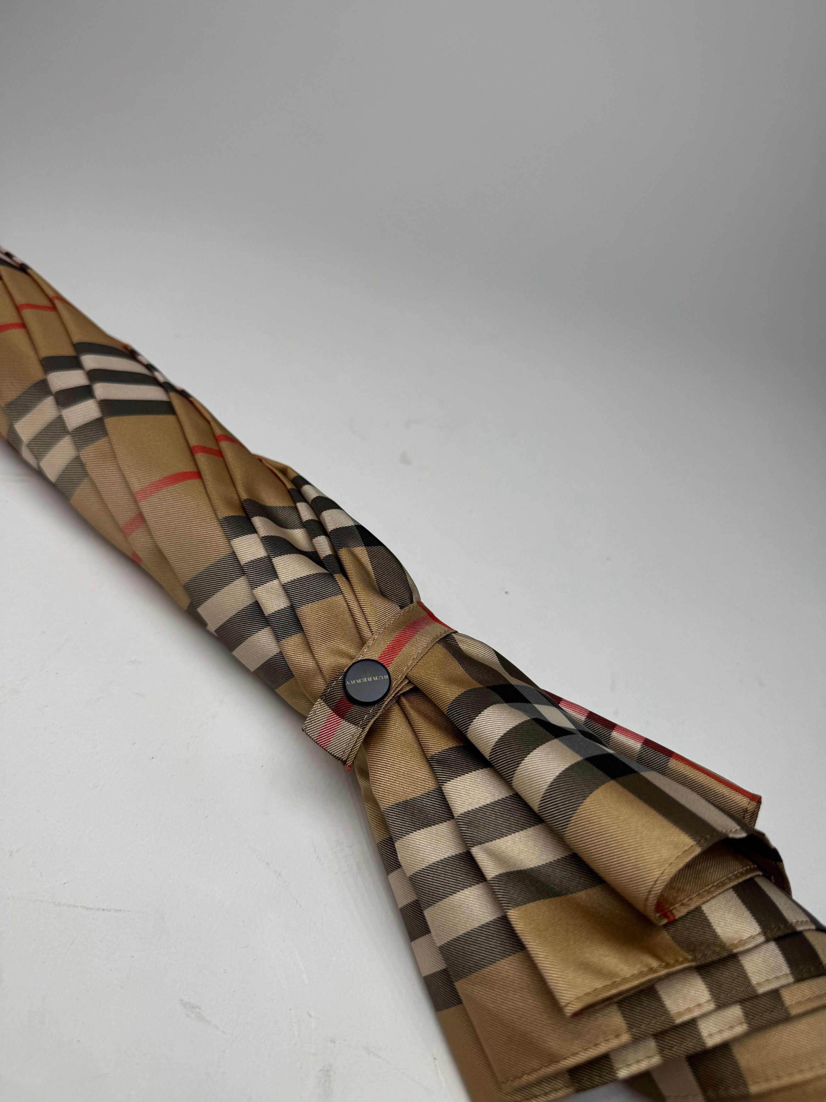 Burberry Vintage Nova Check Umbrella Beige Size ONE SIZE - 5 Thumbnail