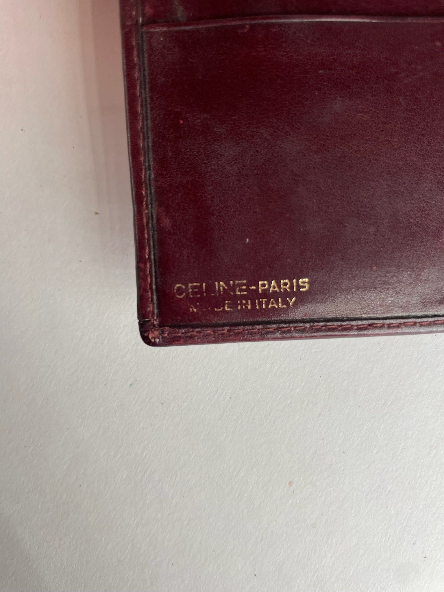 Celine Vintage Paris C Monogram Burgundy Size ONE SIZE - 5 Thumbnail
