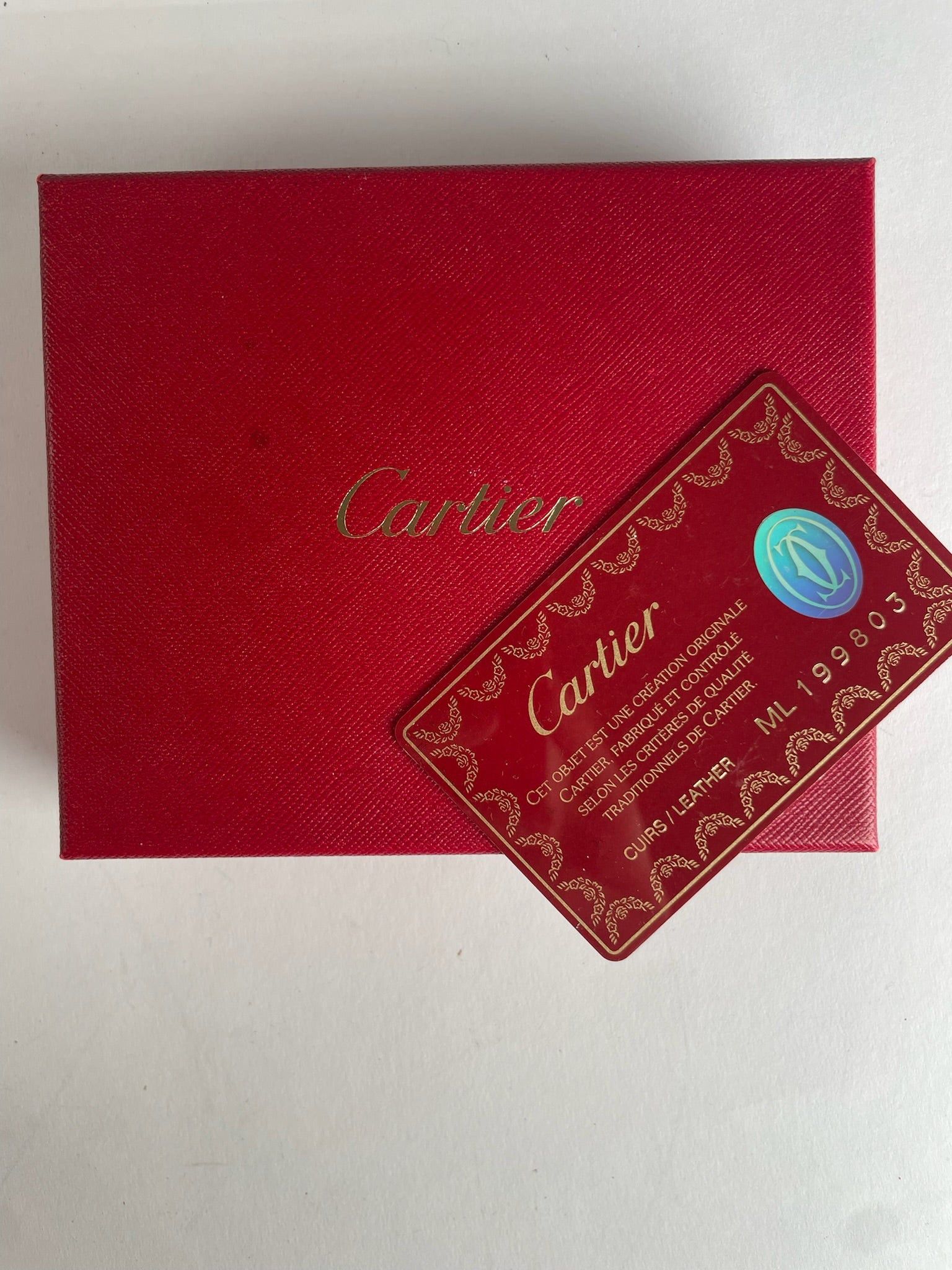 Cartier Vintage Leather Wallet Black Size ONE SIZE - 7 Thumbnail