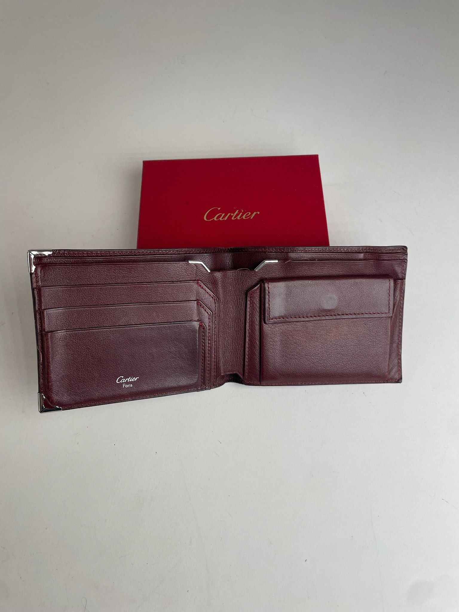 Cartier Vintage Leather Wallet Black Size ONE SIZE - 5 Thumbnail