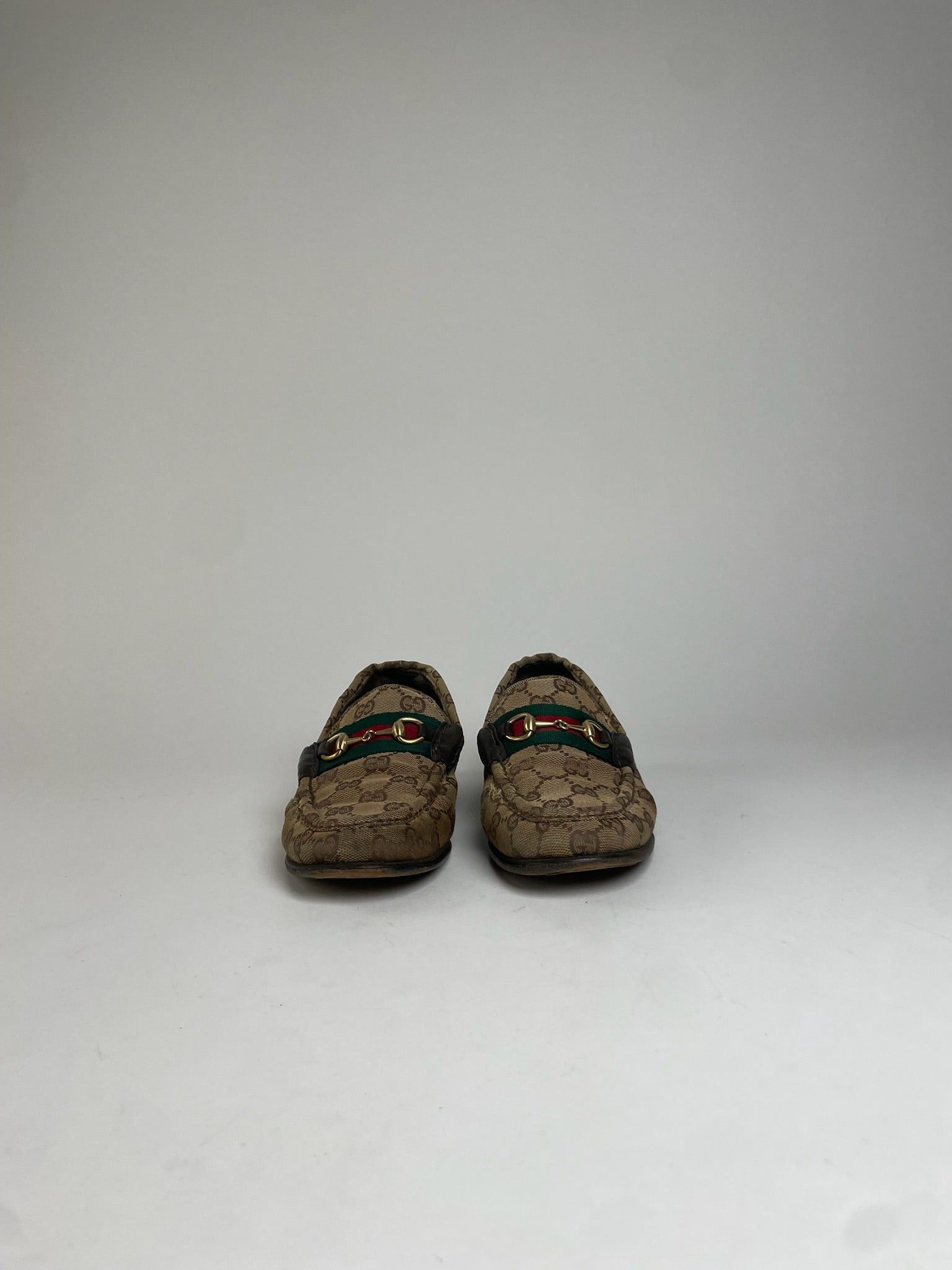 Gucci Vintage Monogram Horsebit Loafer EU37 Size US 6 / IT 36 - 10 Thumbnail