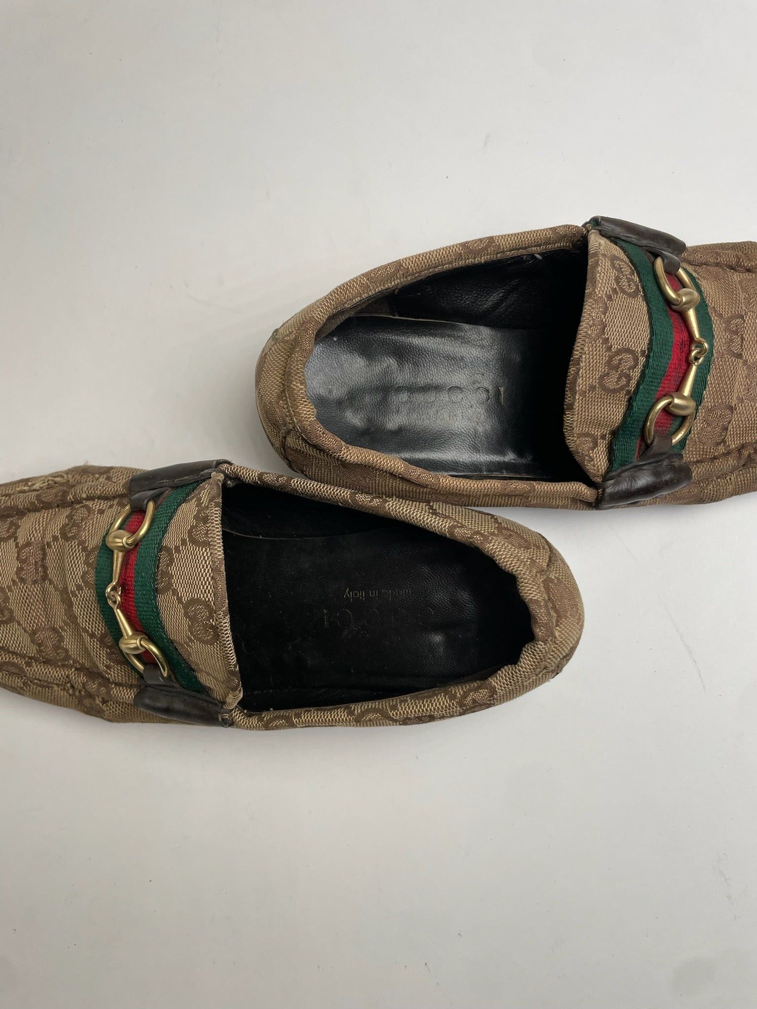 Gucci Vintage Monogram Horsebit Loafer EU37 Size US 6 / IT 36 - 3 Thumbnail