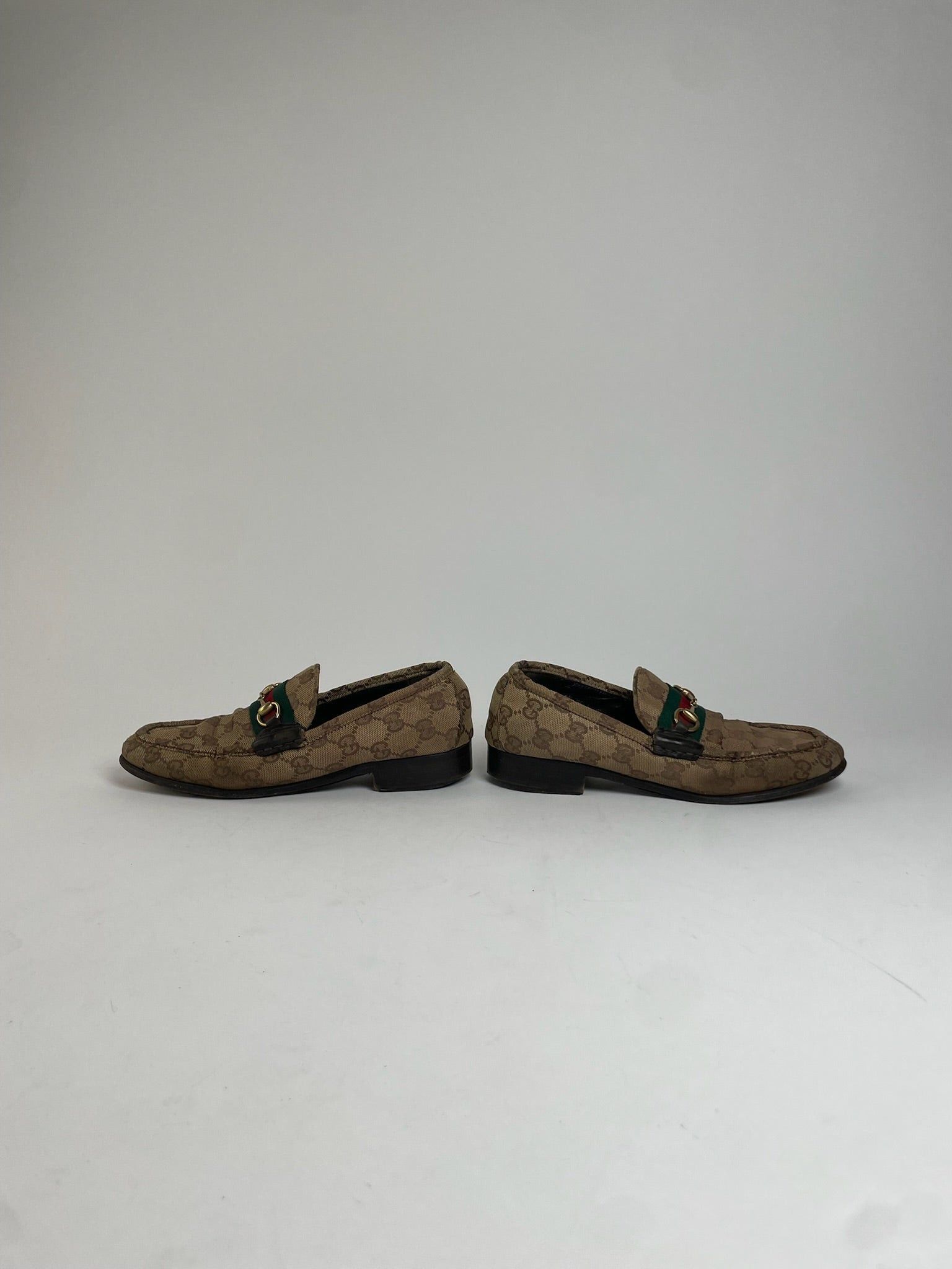Gucci Vintage Monogram Horsebit Loafer EU37 Size US 6 / IT 36 - 8 Thumbnail