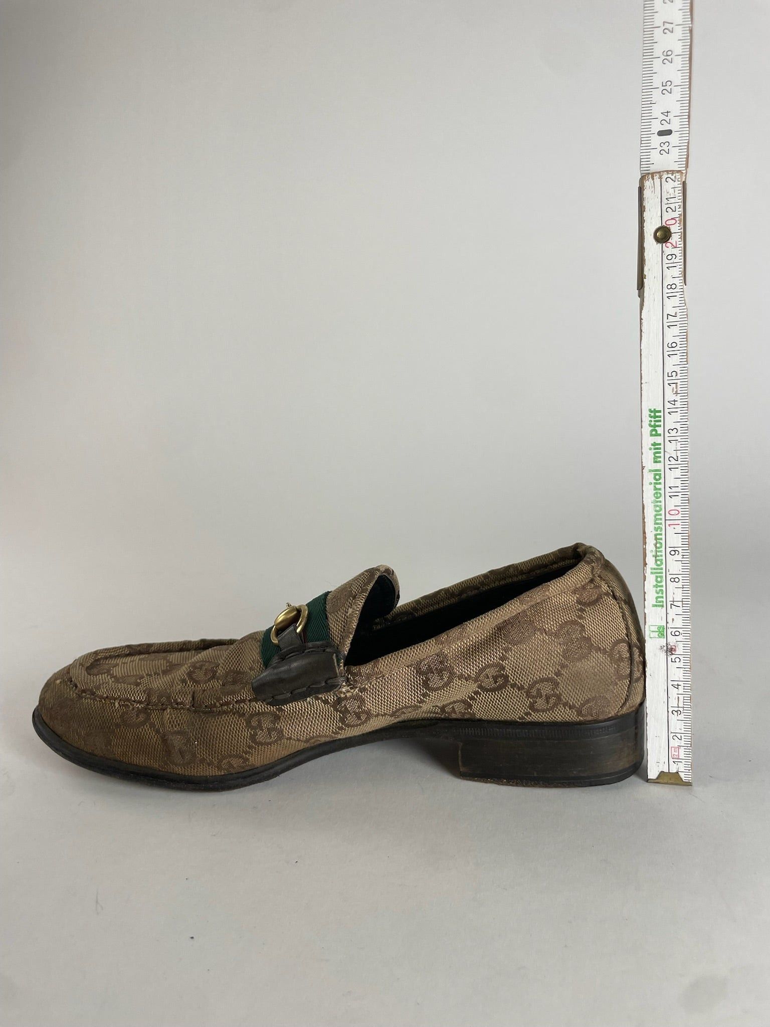 Gucci Vintage Monogram Horsebit Loafer EU37 Size US 6 / IT 36 - 4 Thumbnail
