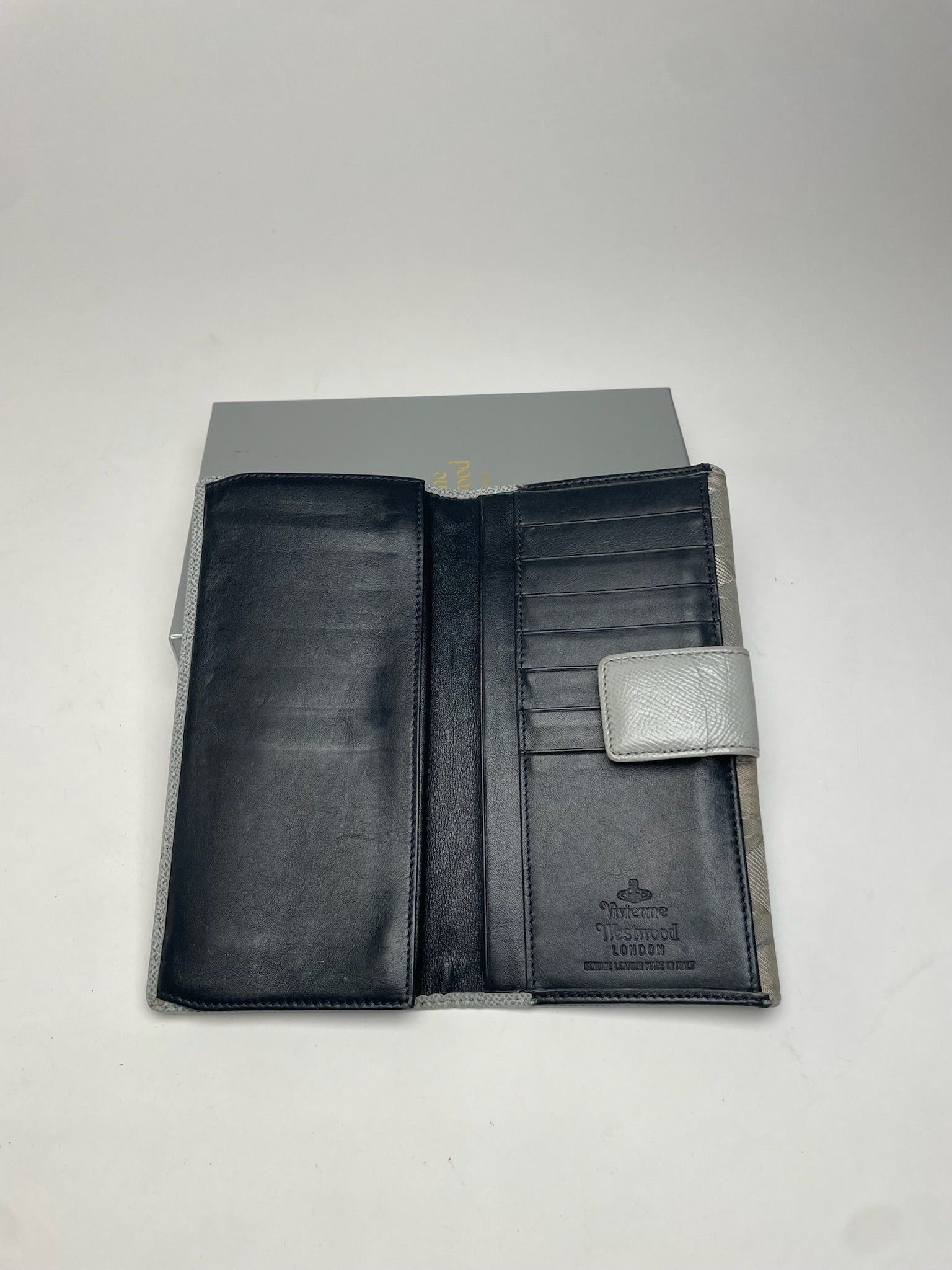 Vivienne Westwood Vintage Abstract Wallet Grey Blue Size ONE SIZE - 6 Thumbnail
