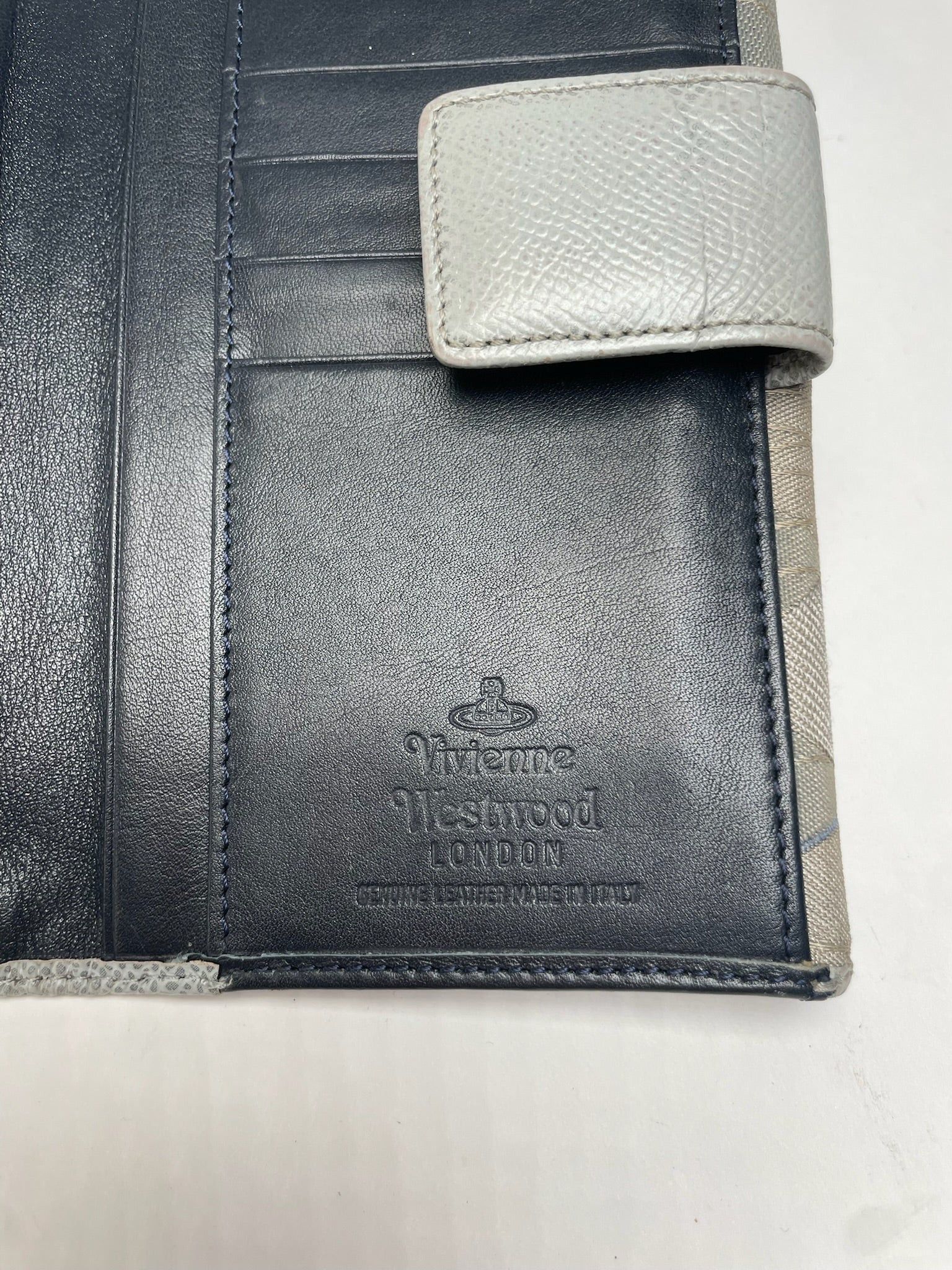 Vivienne Westwood Vintage Abstract Wallet Grey Blue Size ONE SIZE - 5 Thumbnail