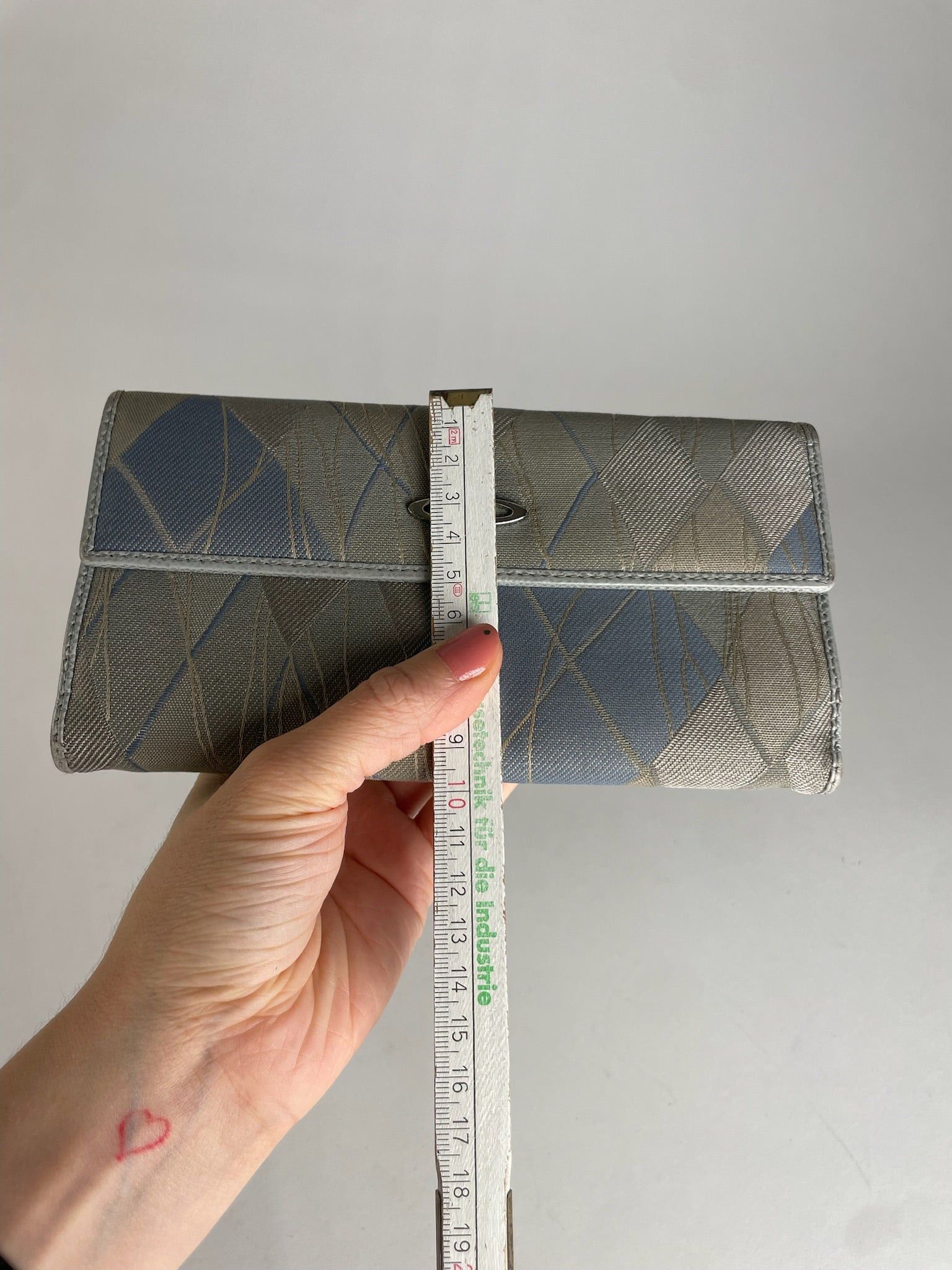 Vivienne Westwood Vintage Abstract Wallet Grey Blue Size ONE SIZE - 9 Thumbnail