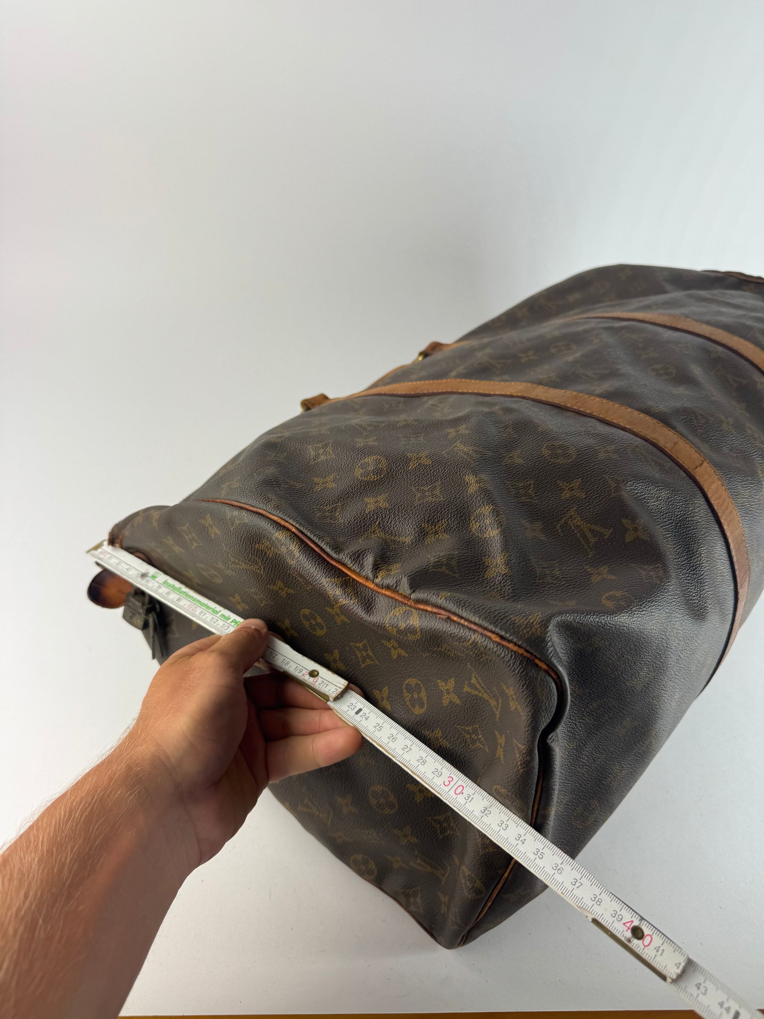 Louis Vuitton Vintage Monogram 60keepball leather duffel bag brown Size ONE SIZE - 11 Thumbnail
