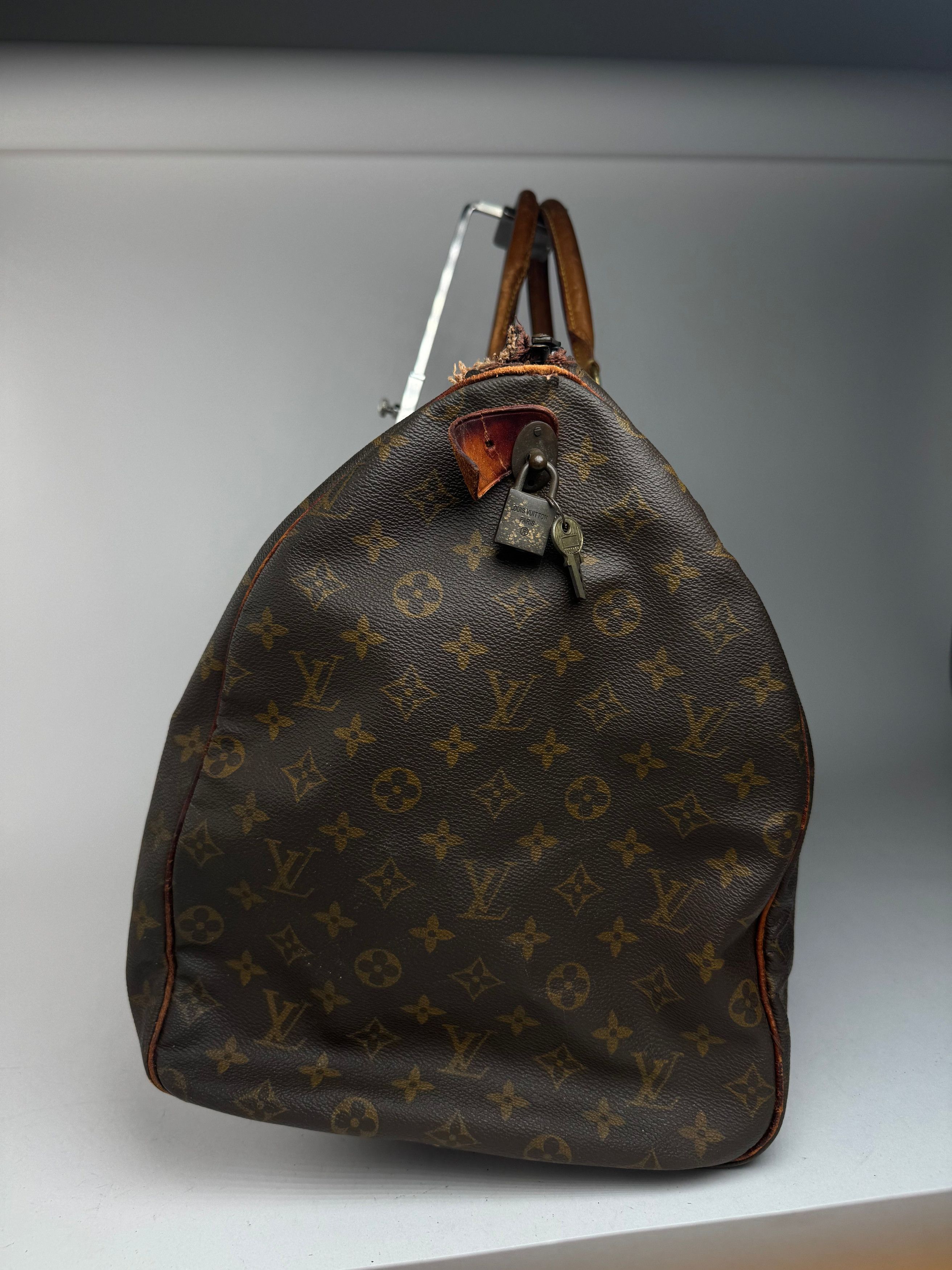 Louis Vuitton Vintage Monogram 60keepball leather duffel bag brown Size ONE SIZE - 6 Thumbnail