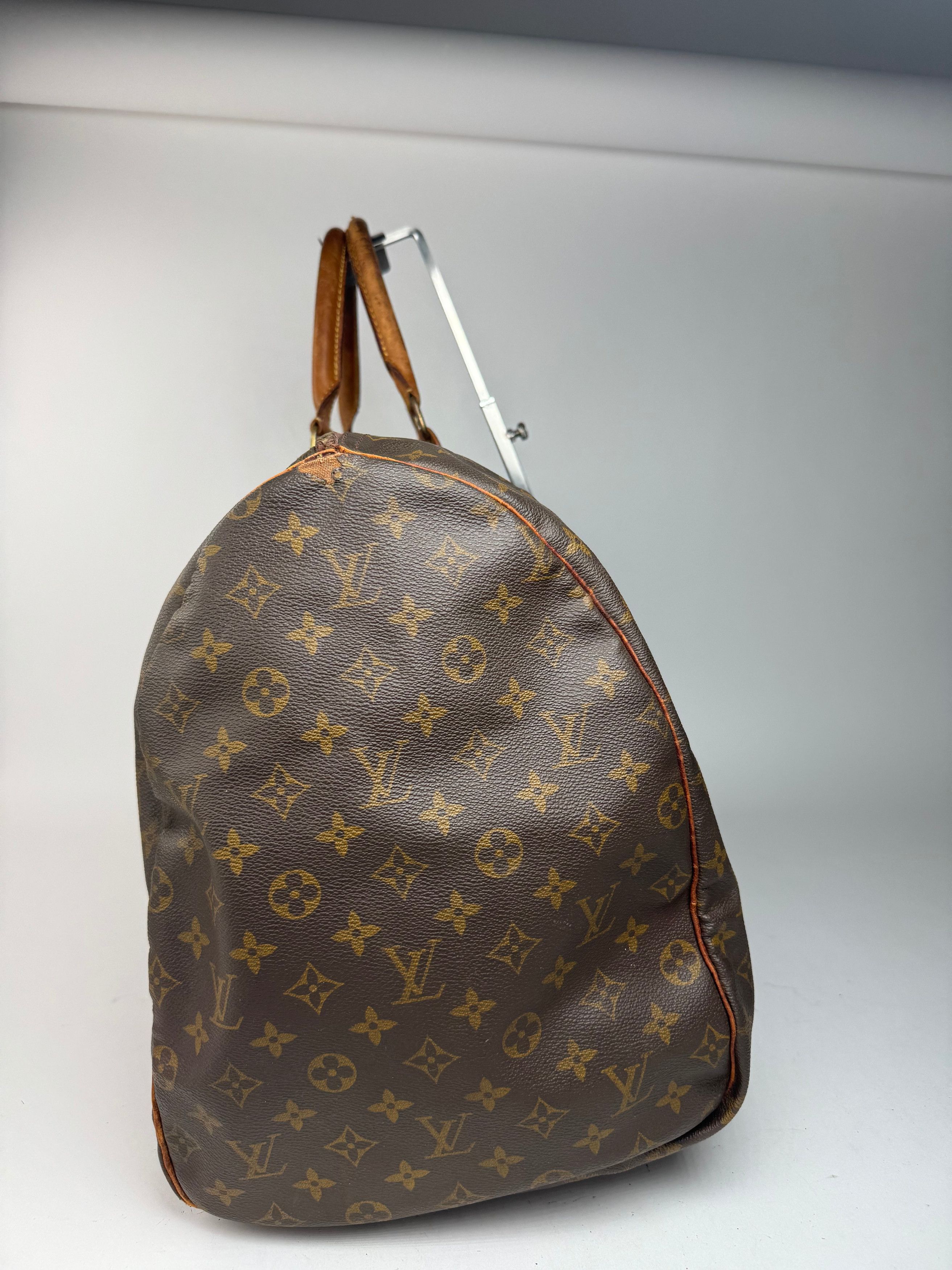 Louis Vuitton Vintage Monogram 60keepball leather duffel bag brown Size ONE SIZE - 7 Thumbnail