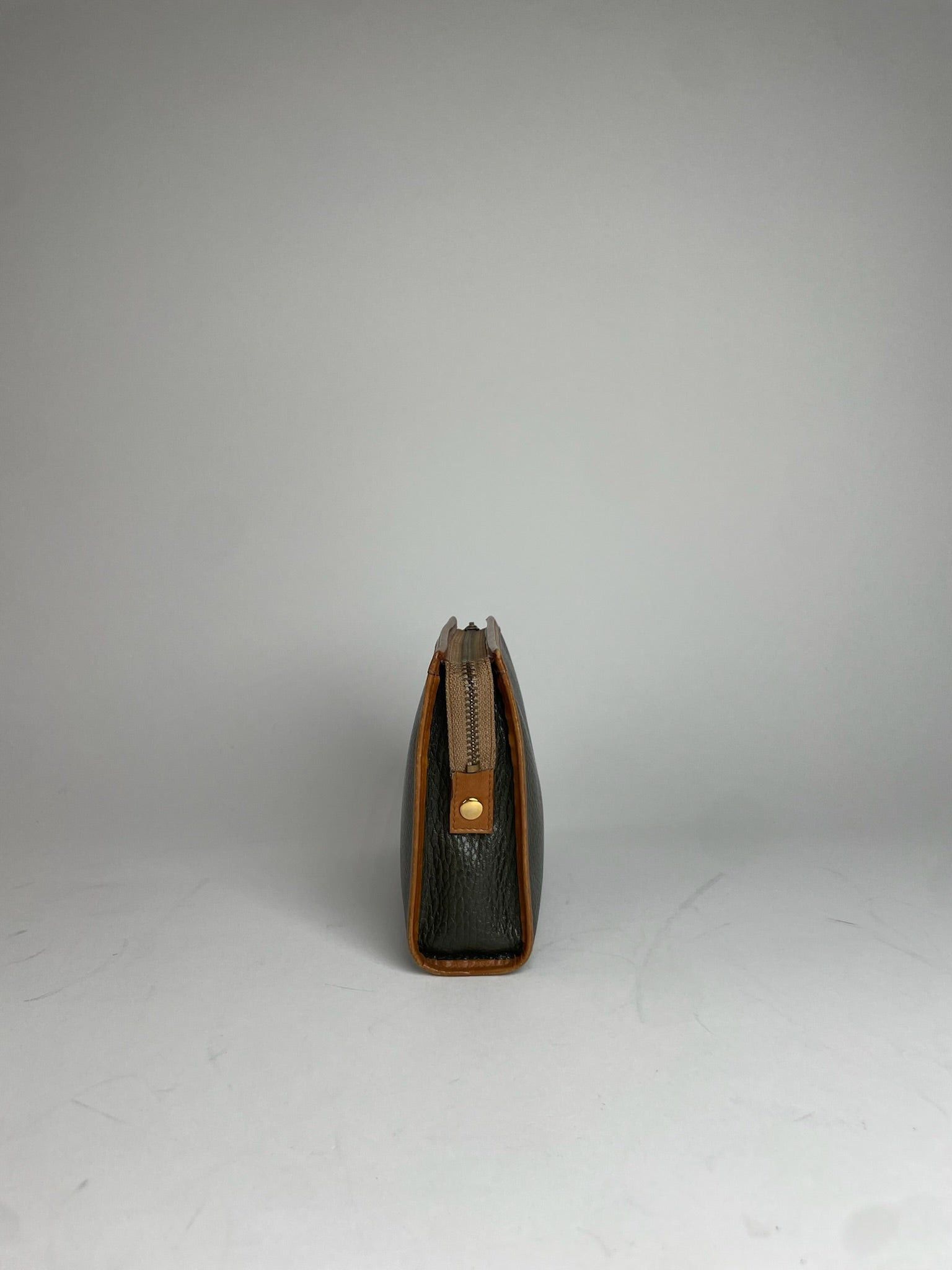 Celine Vintage Paris Clutch Black Brown Size ONE SIZE - 8 Thumbnail